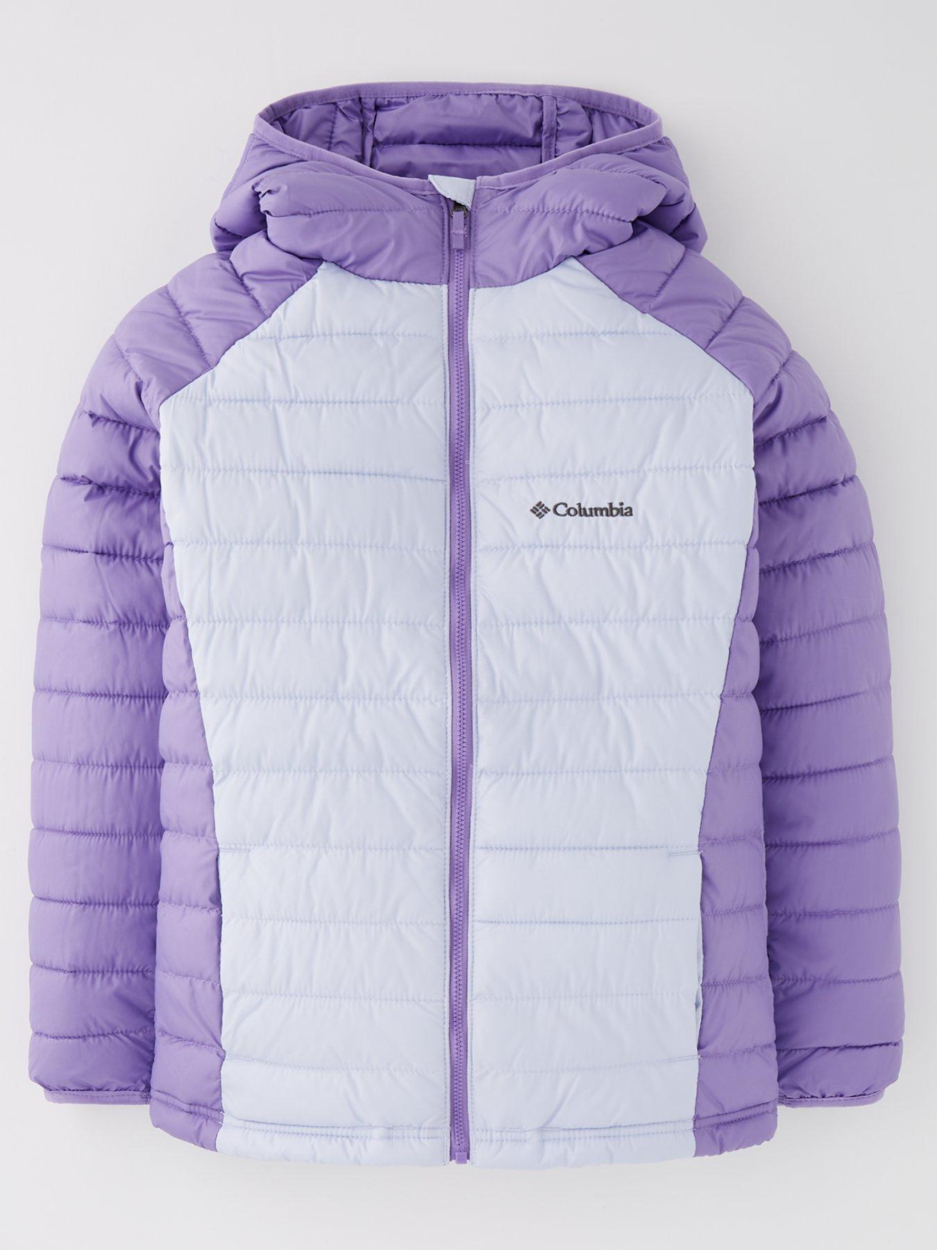 columbia-youth-girls-powder-lite-ii-hooded-jacket-purple