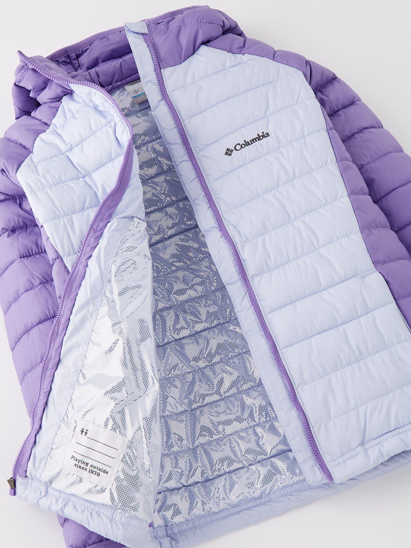 columbia-youth-girls-powder-lite-ii-hooded-jacket-purpleoutfit