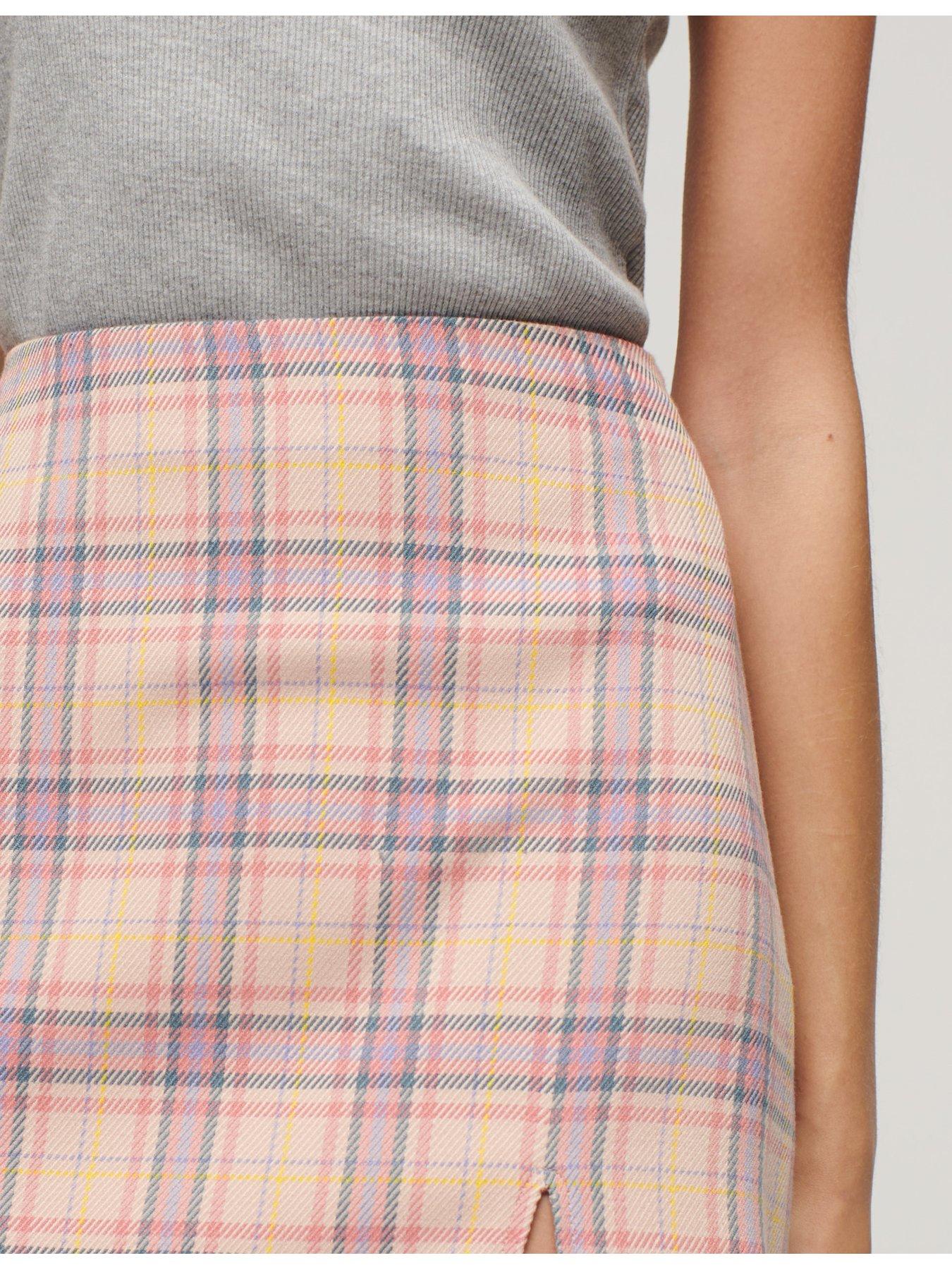 superdry-check-mini-skirt-pinkoutfit