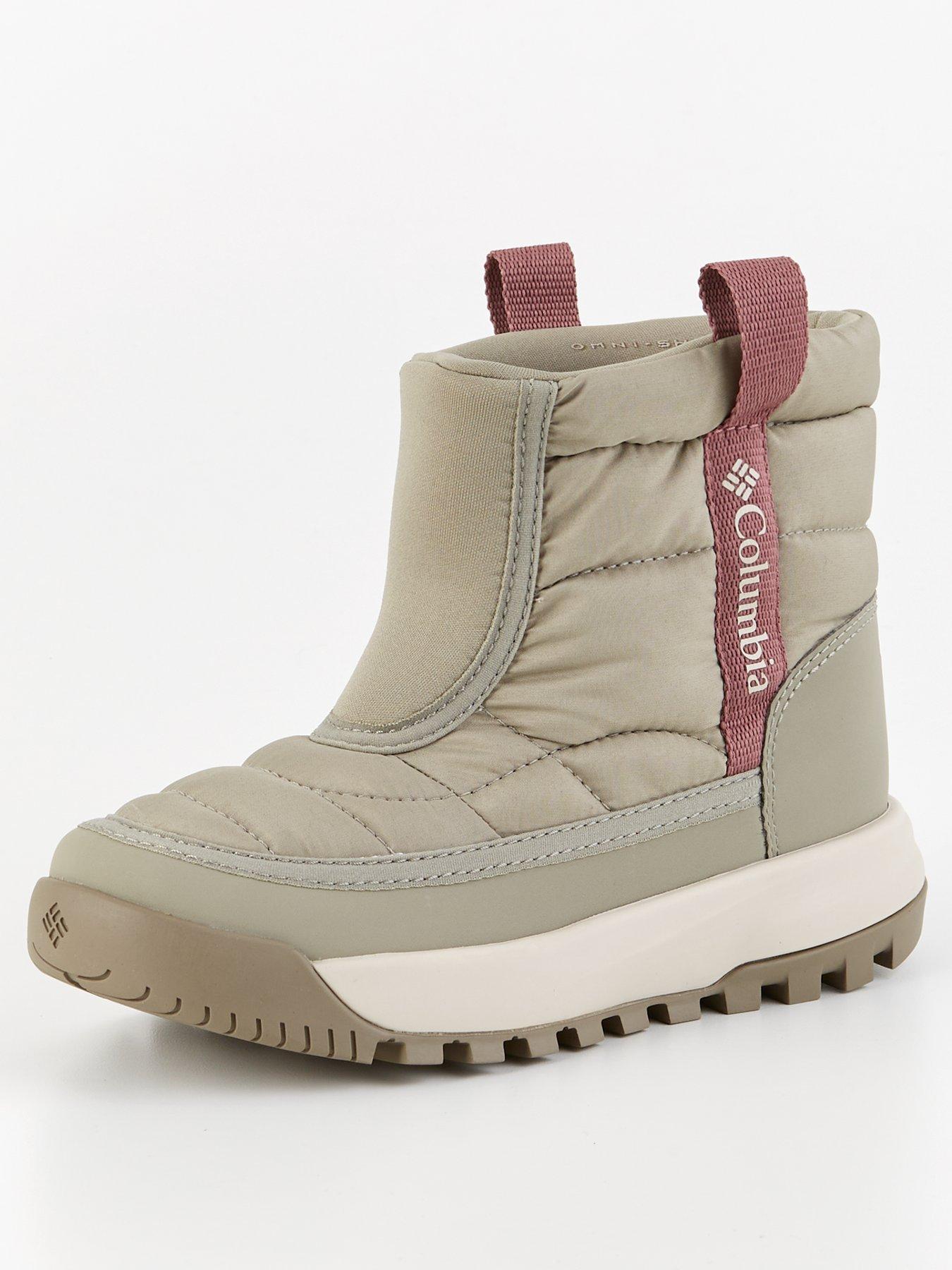 columbia-youth-unisex-youth-snowtrot-mid-boots-greenstillFront