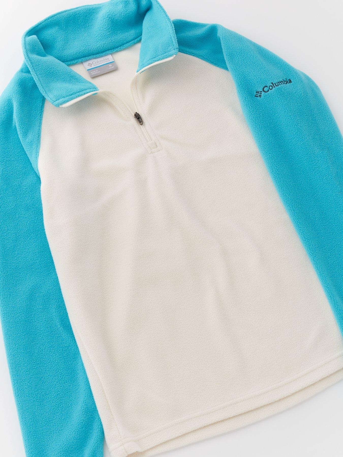 columbia-youth-girls-glacial-fleece-half-zip-whiteoutfit