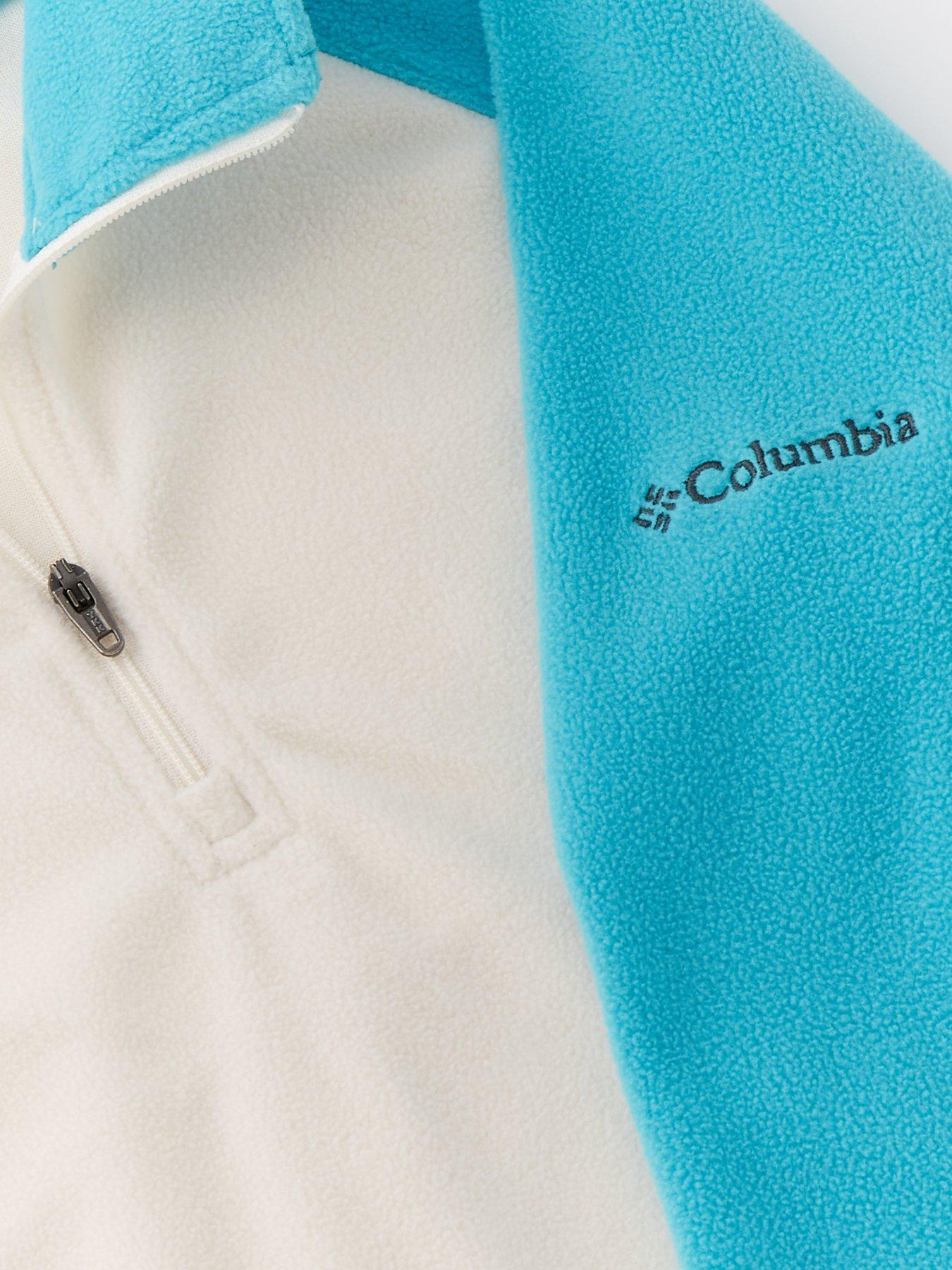 columbia-youth-girls-glacial-fleece-half-zip-whitedetail