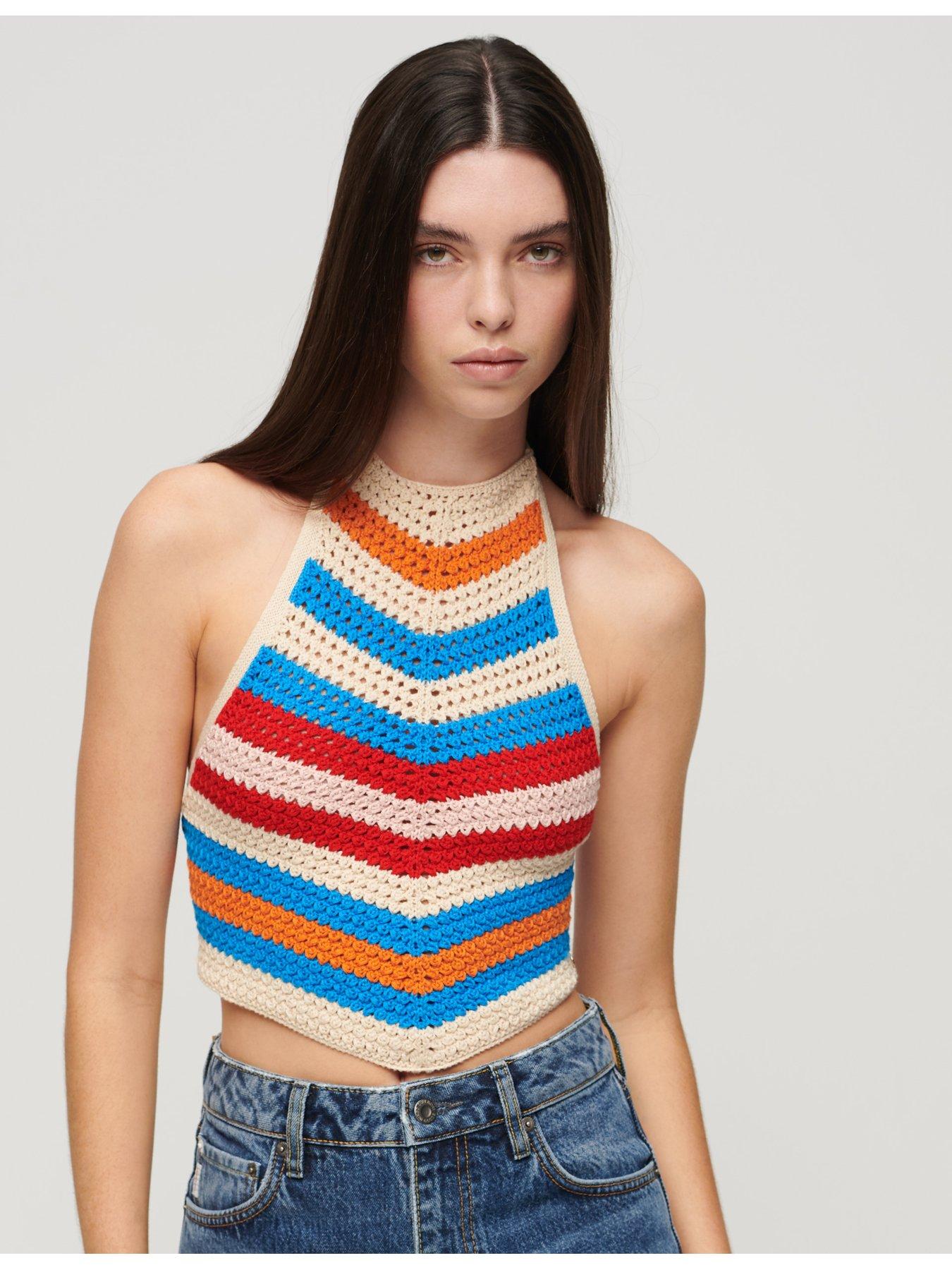 superdry-hanky-hem-halter-crochet-top-beigefront