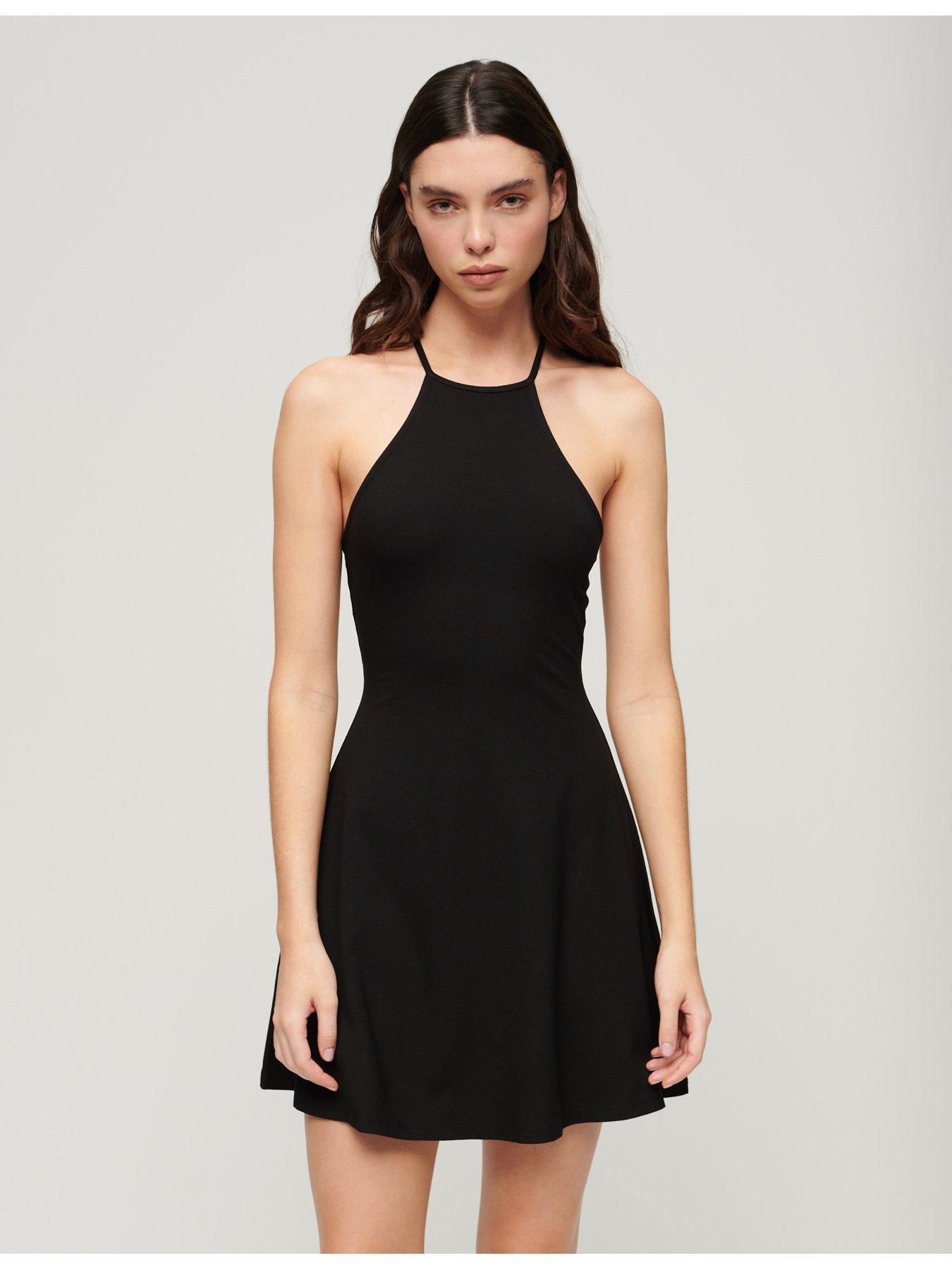 superdry-mini-jersey-fit-and-flare-dress-black