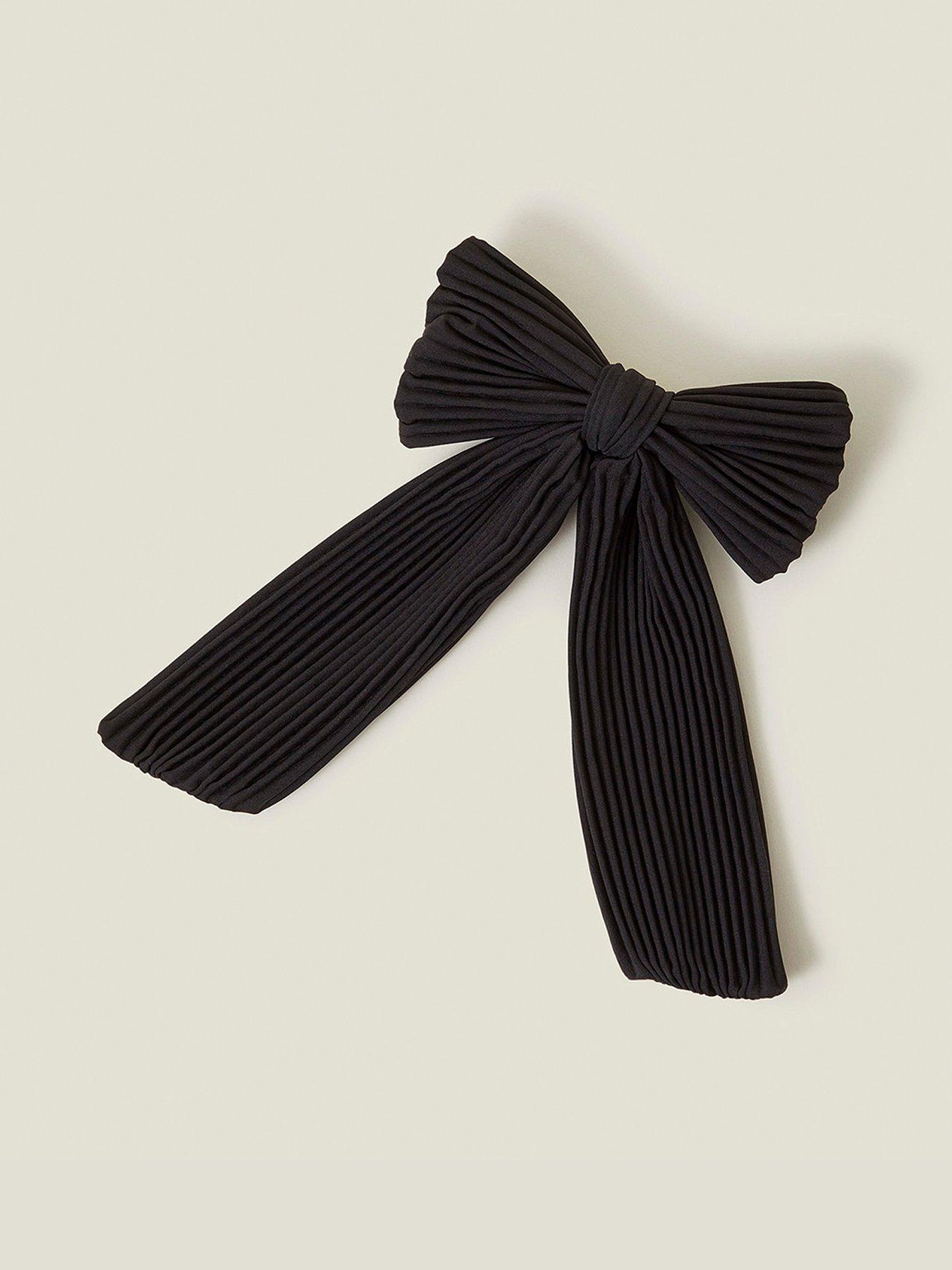 accessorize-pleated-bow-hair-clip