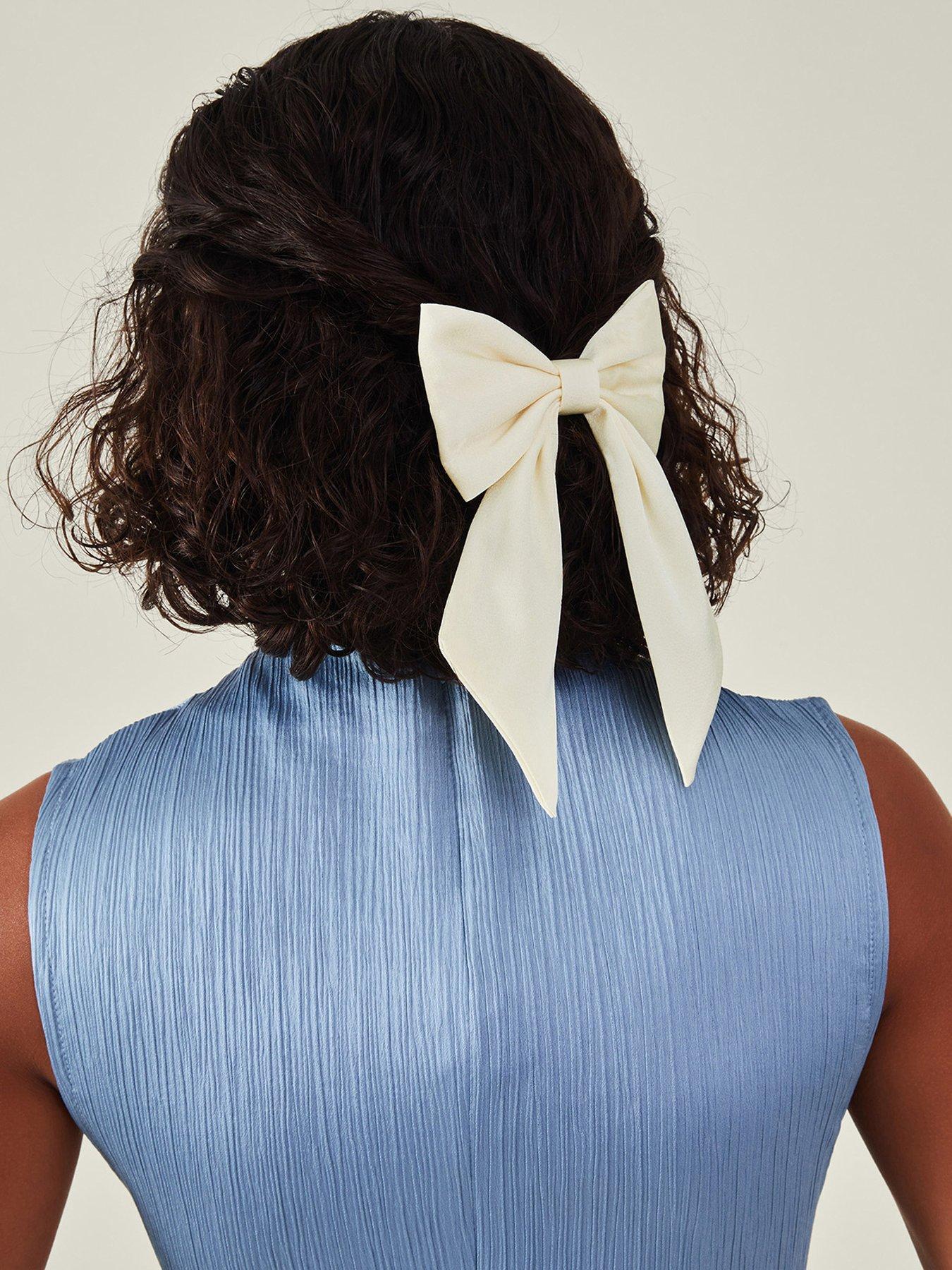 accessorize-satin-bow-hair-clipstillFront