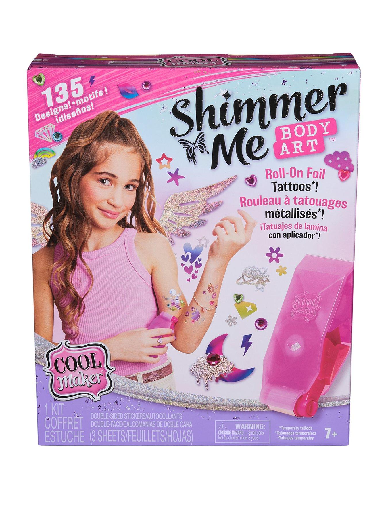 Image 1 of 7 of Cool Maker Shimmer Me Body Art Glitter Tattoo Studio