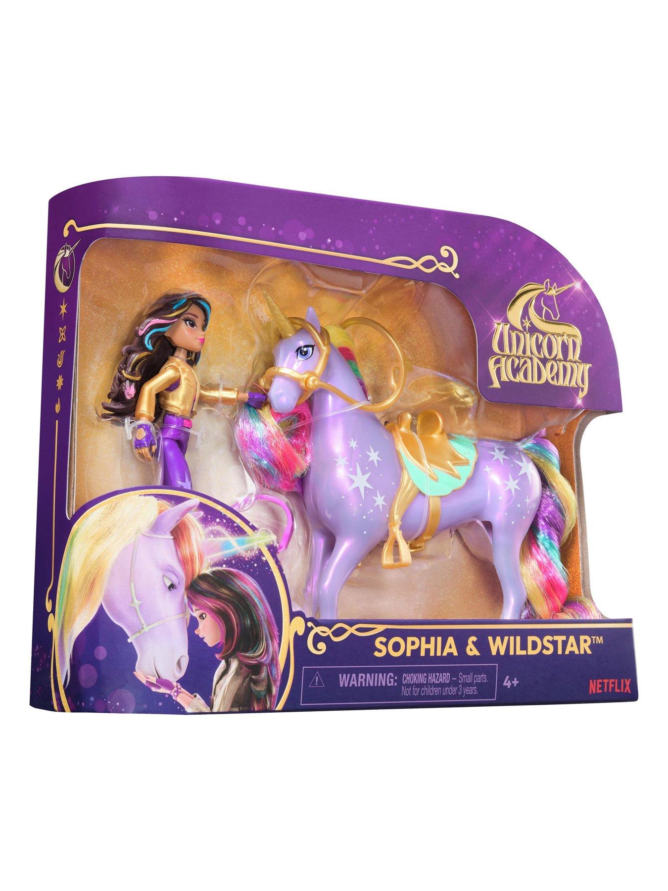 Image 2 of 6 of Unicorn Academy Sophia 4.5" Doll & Wildstar Unicorn