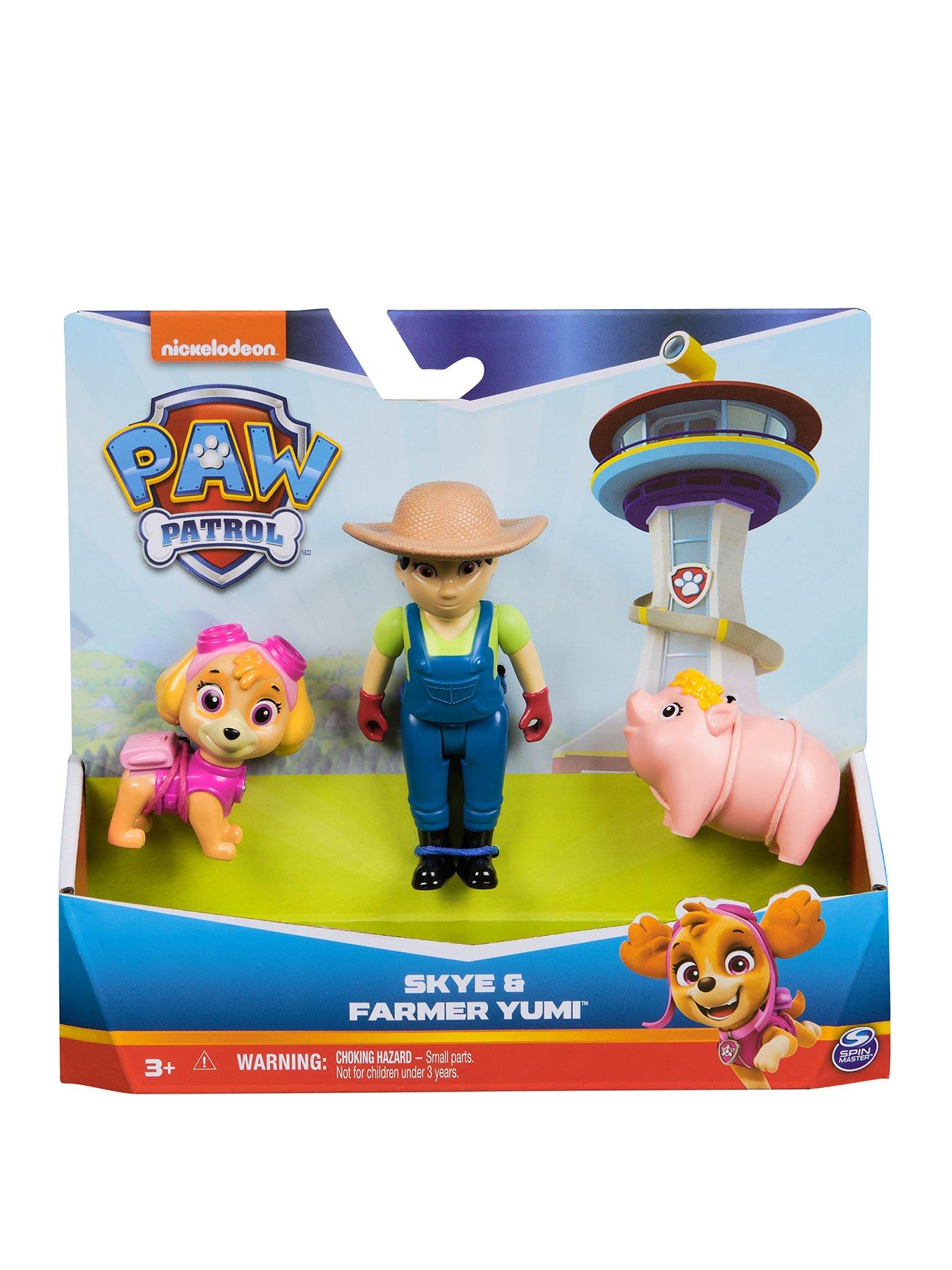 Image 1 of 5 of Paw Patrol Core Hero Pups Farmer Yumi, Skye &amp; Pig