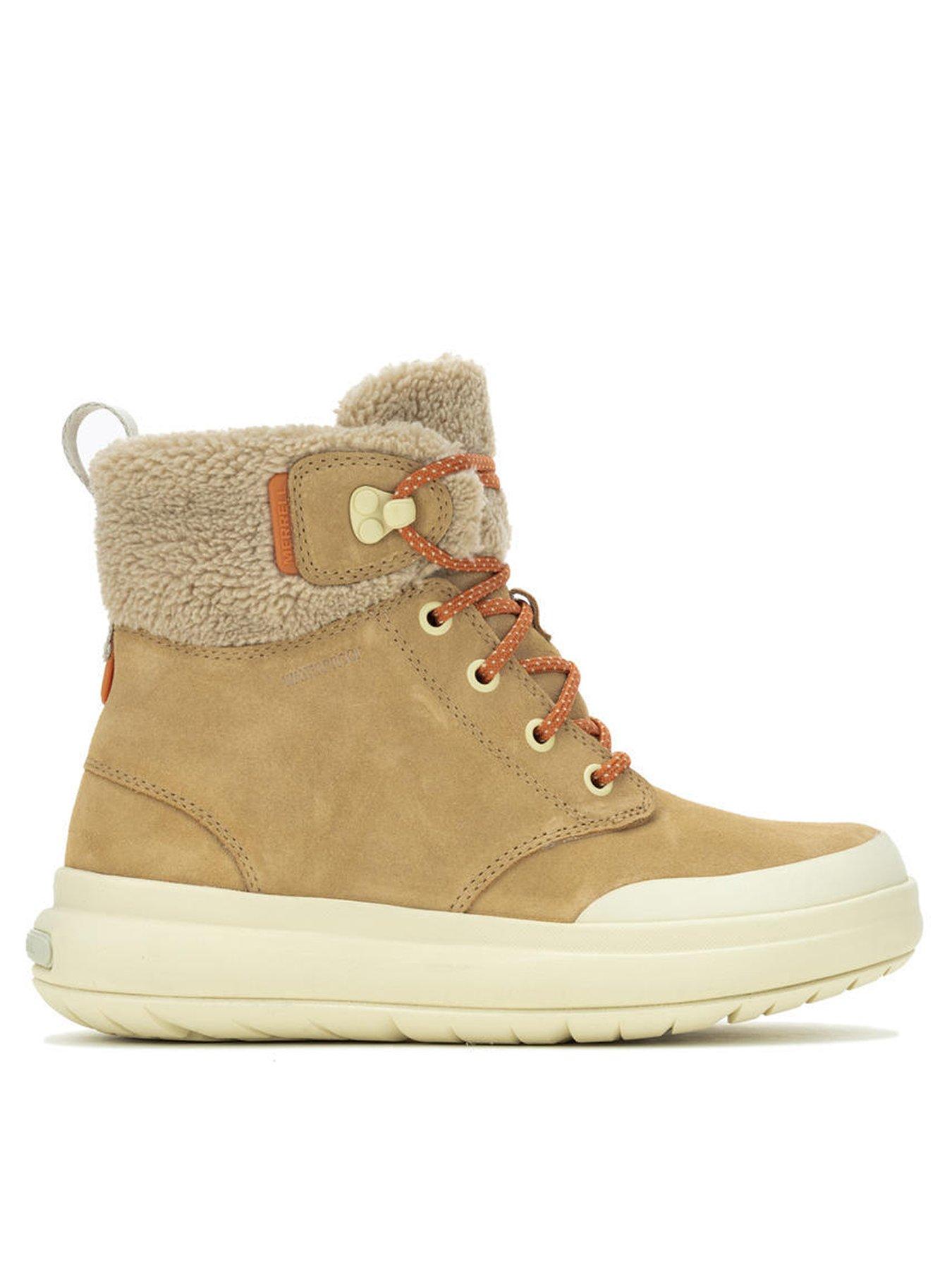 Merrell Women's Marquette Thermo Lace Waterproof Boots - Tan