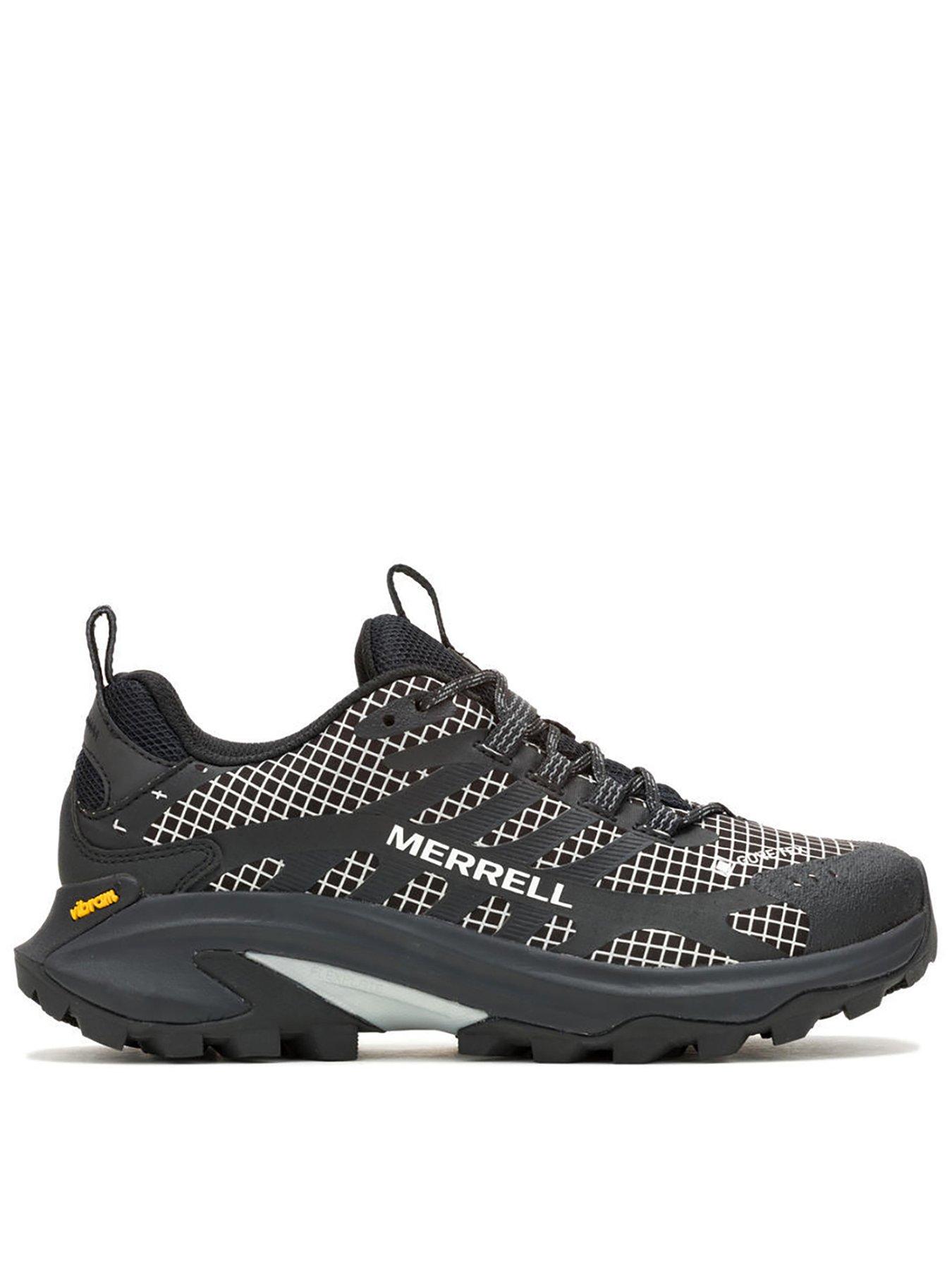 Image of Merrell Women's Moab Speed 2 Reflective Gore-Tex Hiking Shoes - Black