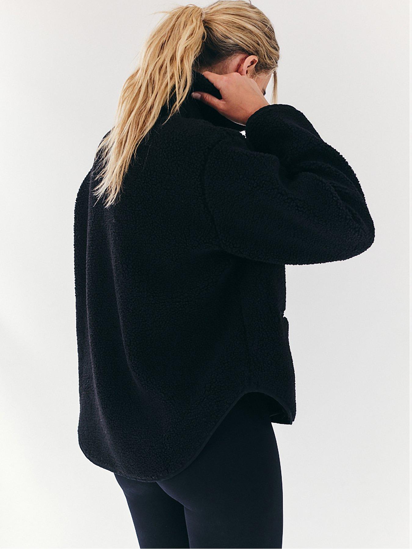 in-the-style-borg-lined-half-zip-up-fleece-blackstillFront