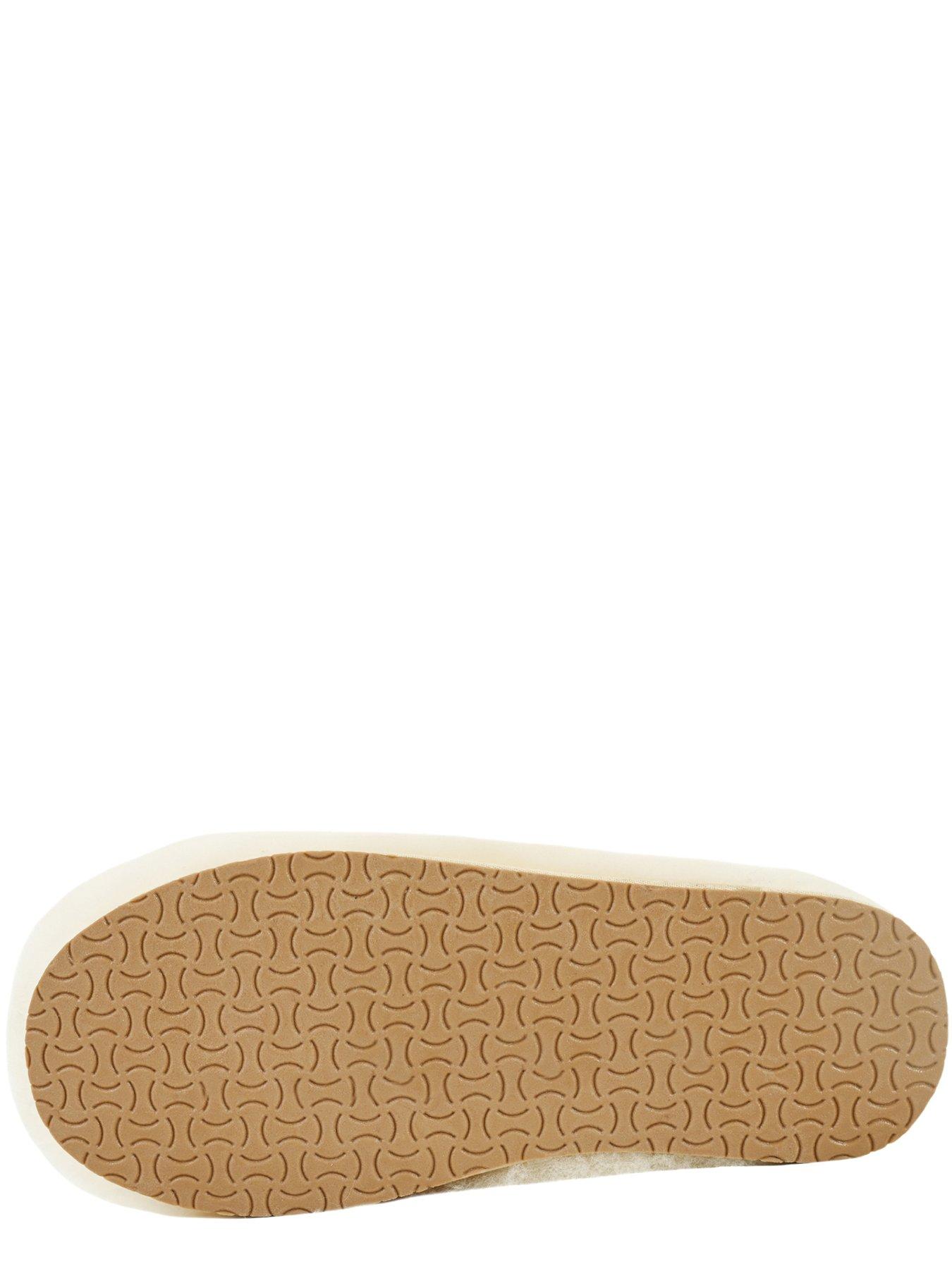 Image 4 of 6 of Loungeable Boxed Real Sheepskin Fluffy Mule Slippers - Beige