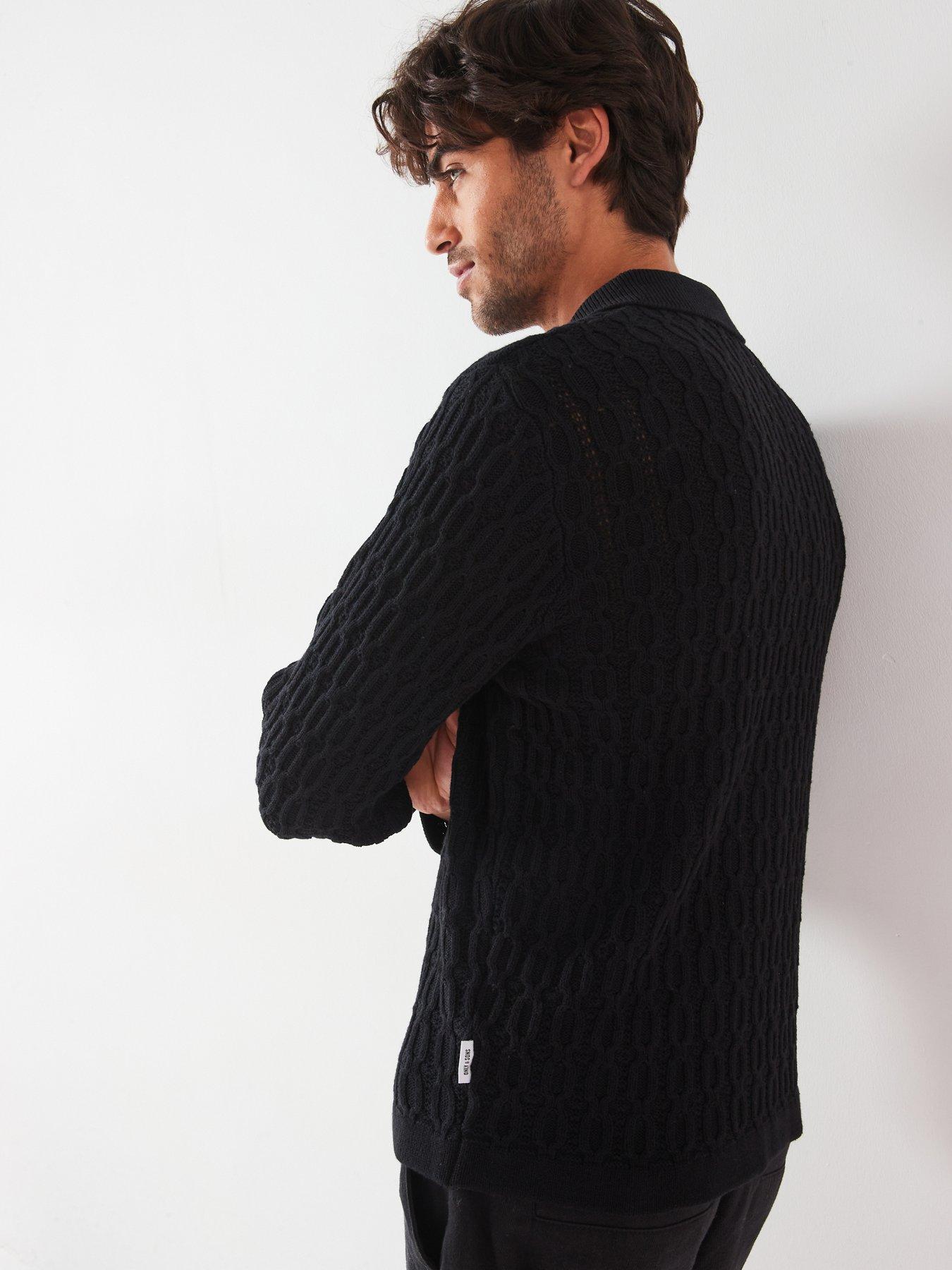 only-sons-only-amp-sons-long-sleeve-cable-texture-knitted-polo-shirtdetail