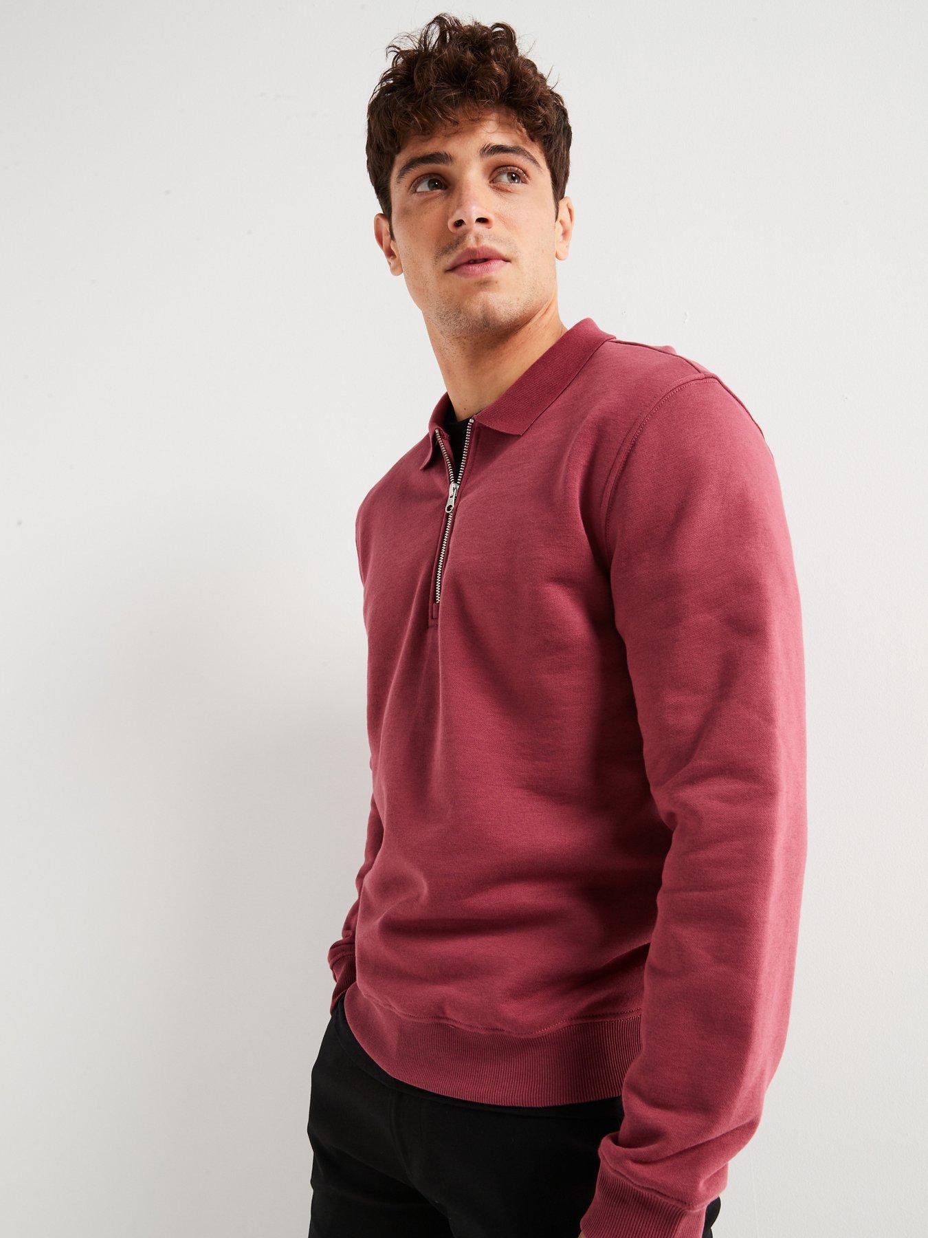 only-sons-only-amp-sons-regular-fit-12-zip-sweat-top