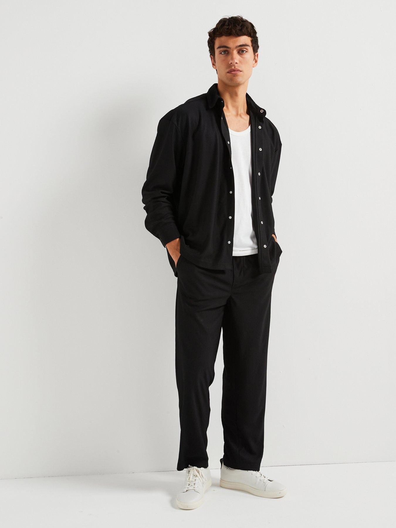 only-sons-co-ord-loose-fit-pleated-trousers-blackback