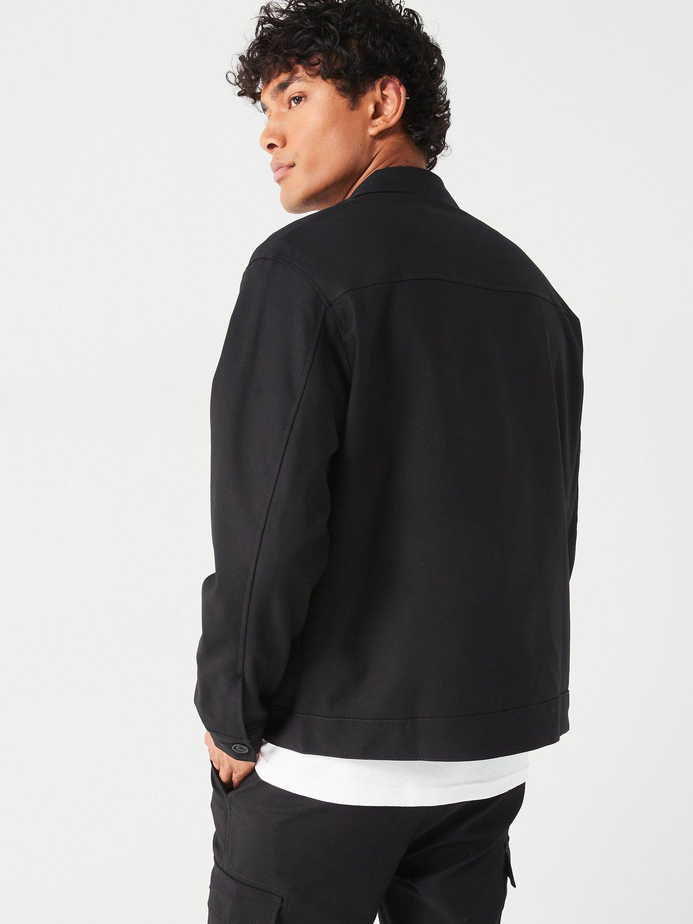 only-sons-smart-co-ord-zip-jacket-blackstillFront