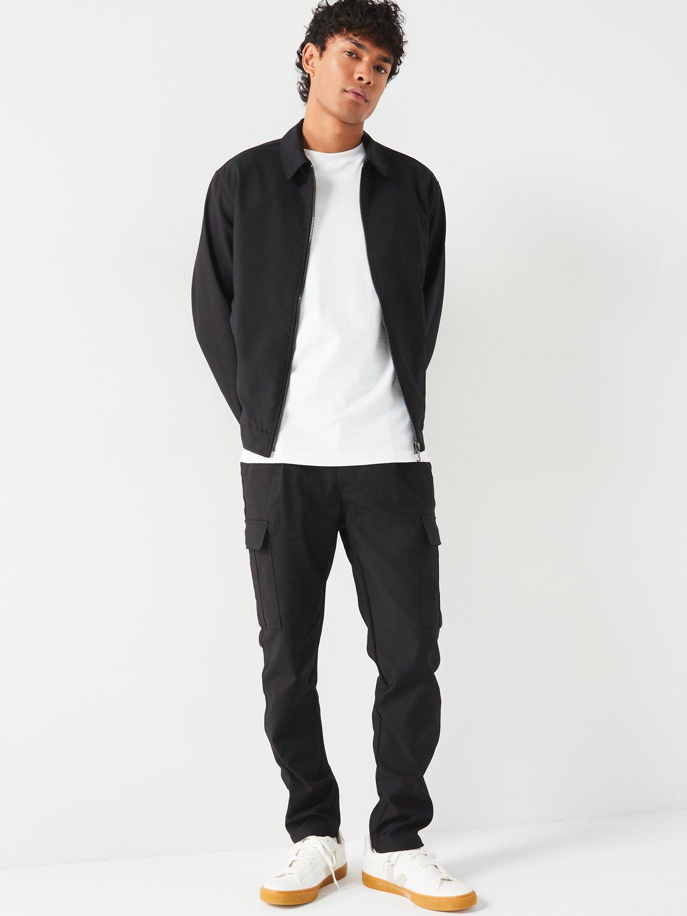 only-sons-smart-co-ord-zip-jacket-blackback