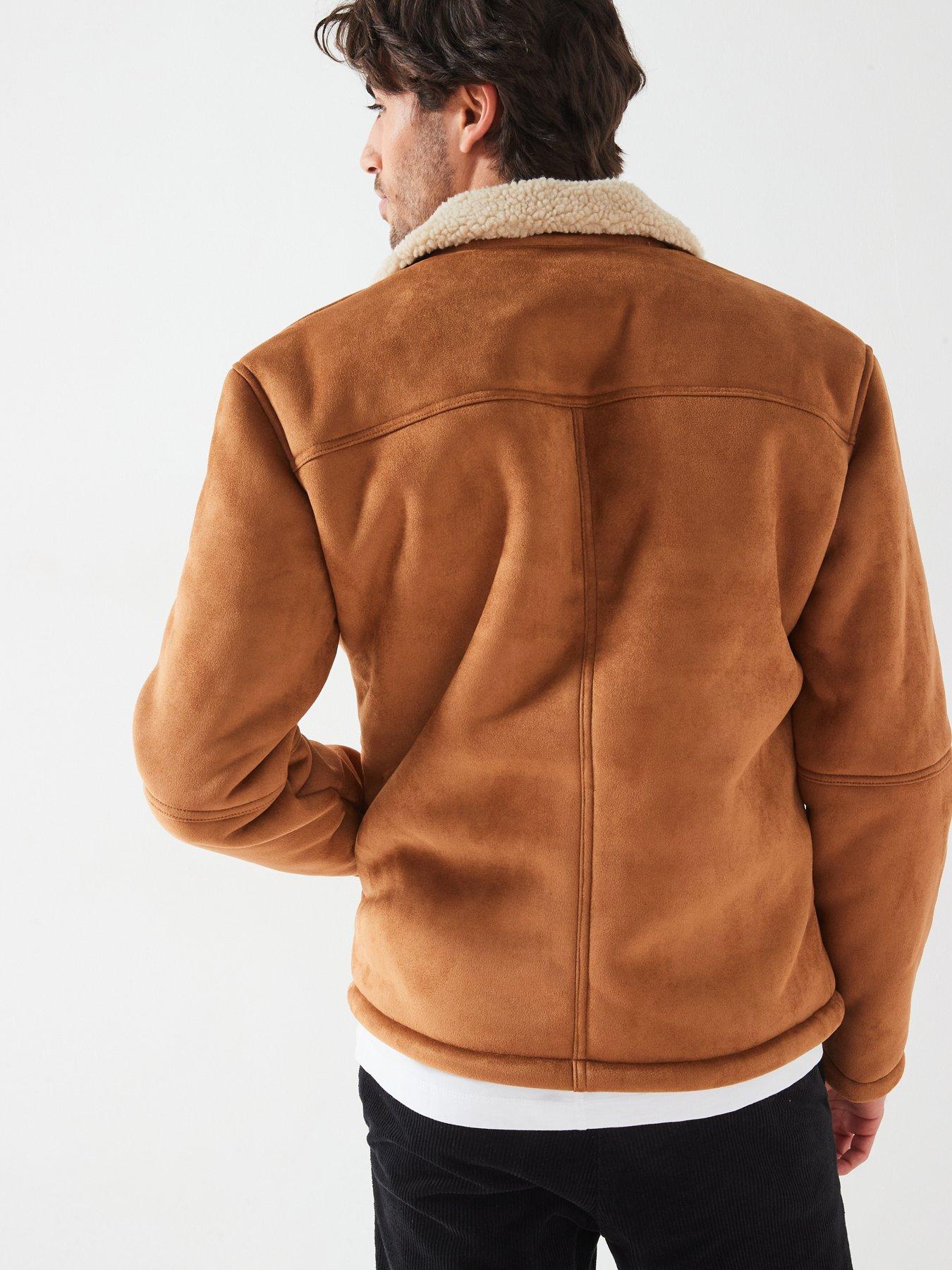 only-sons-only-amp-sons-faux-leather-shearling-jacketstillFront