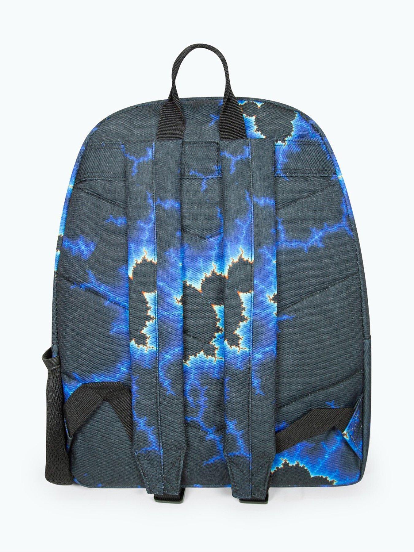 hype-hype-unisex-black-blue-lightning-badge-backpackback