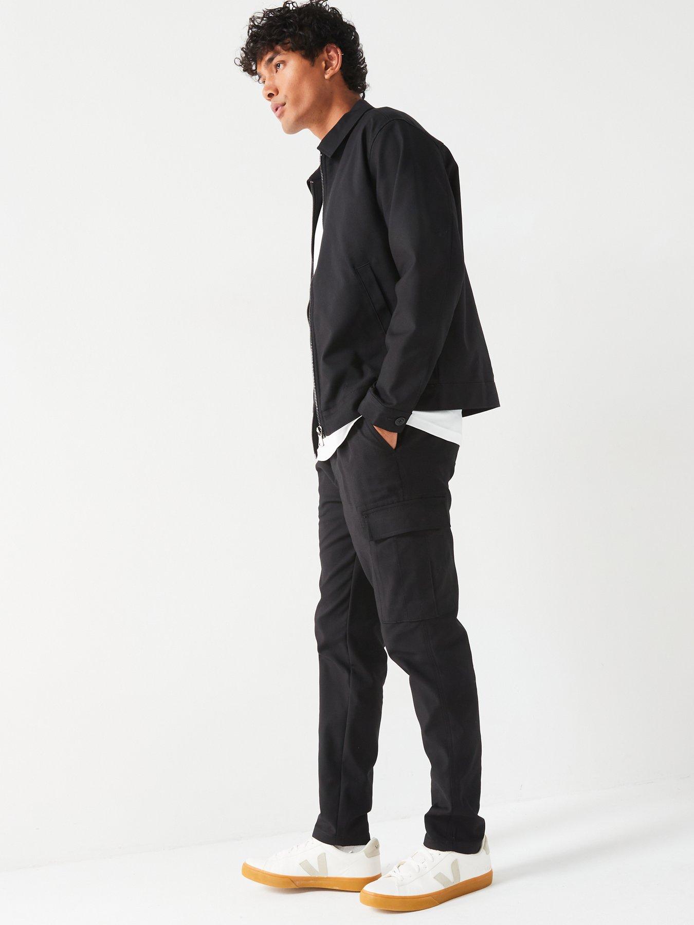 only-sons-smart-co-ord-cargo-trousers-blackoutfit