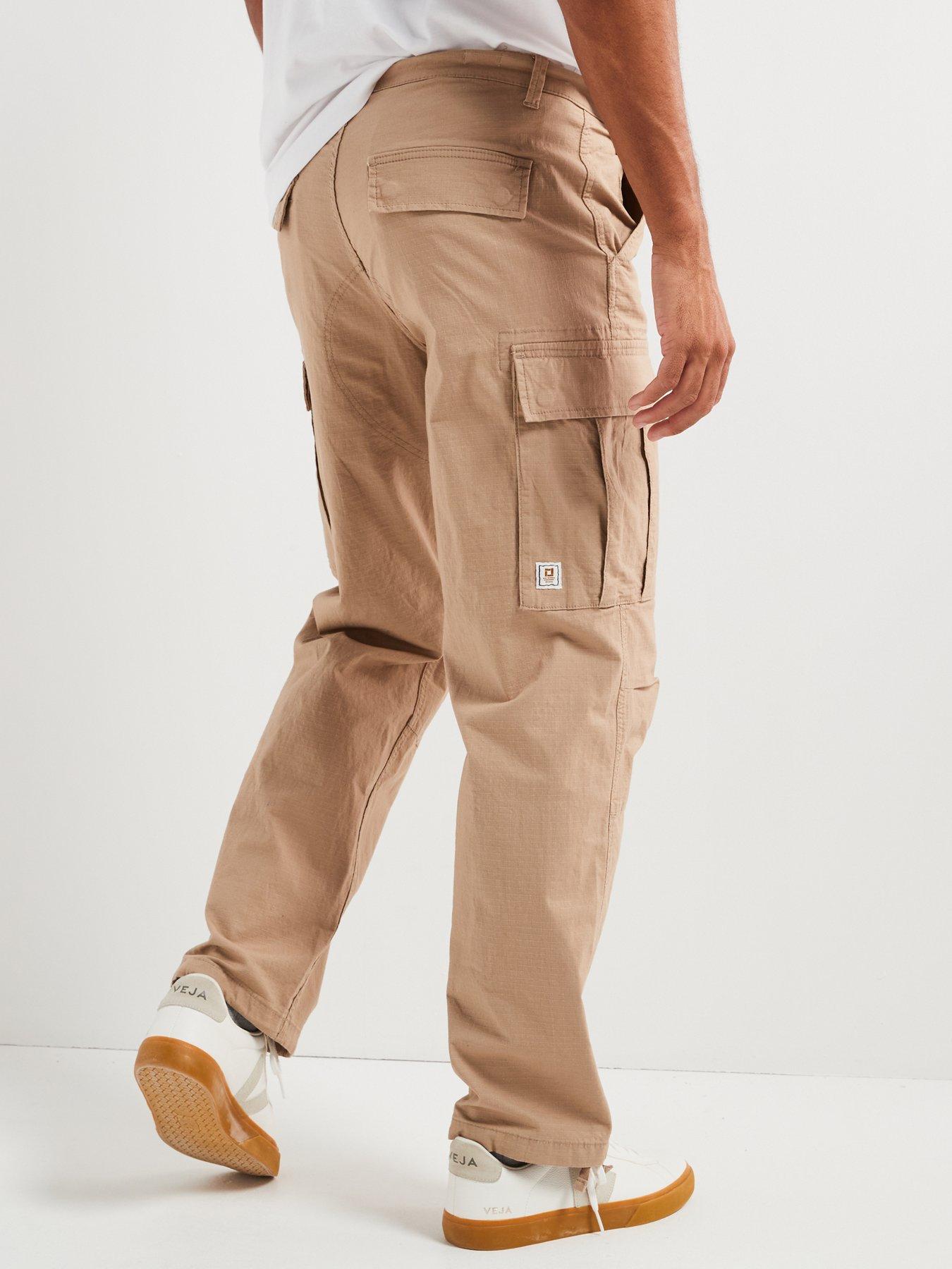 only-sons-only-amp-sons-ray-loose-fit-cargo-trousers-beigestillFront