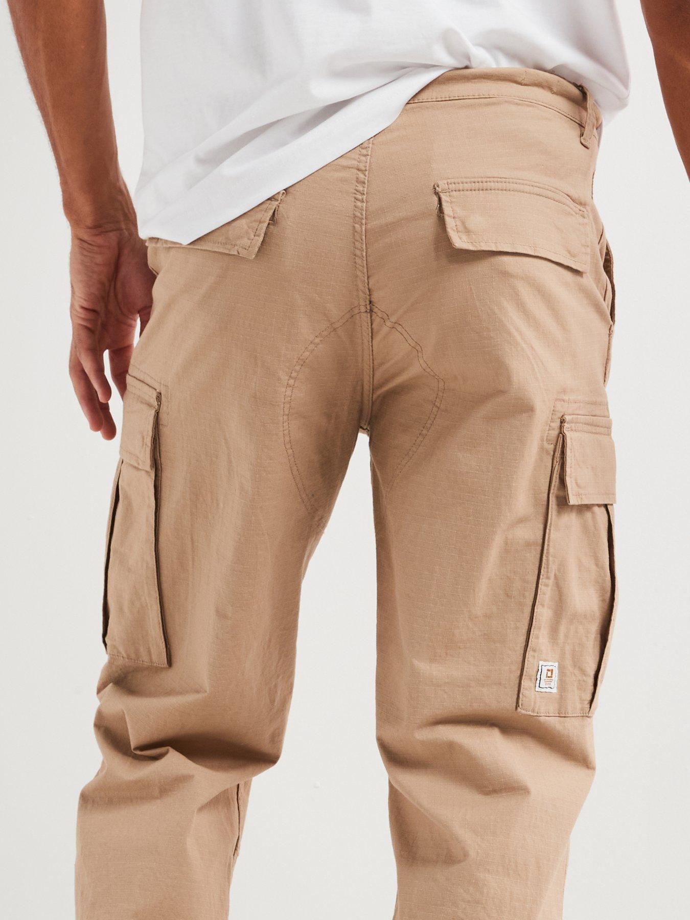 only-sons-only-amp-sons-ray-loose-fit-cargo-trousers-beigeoutfit