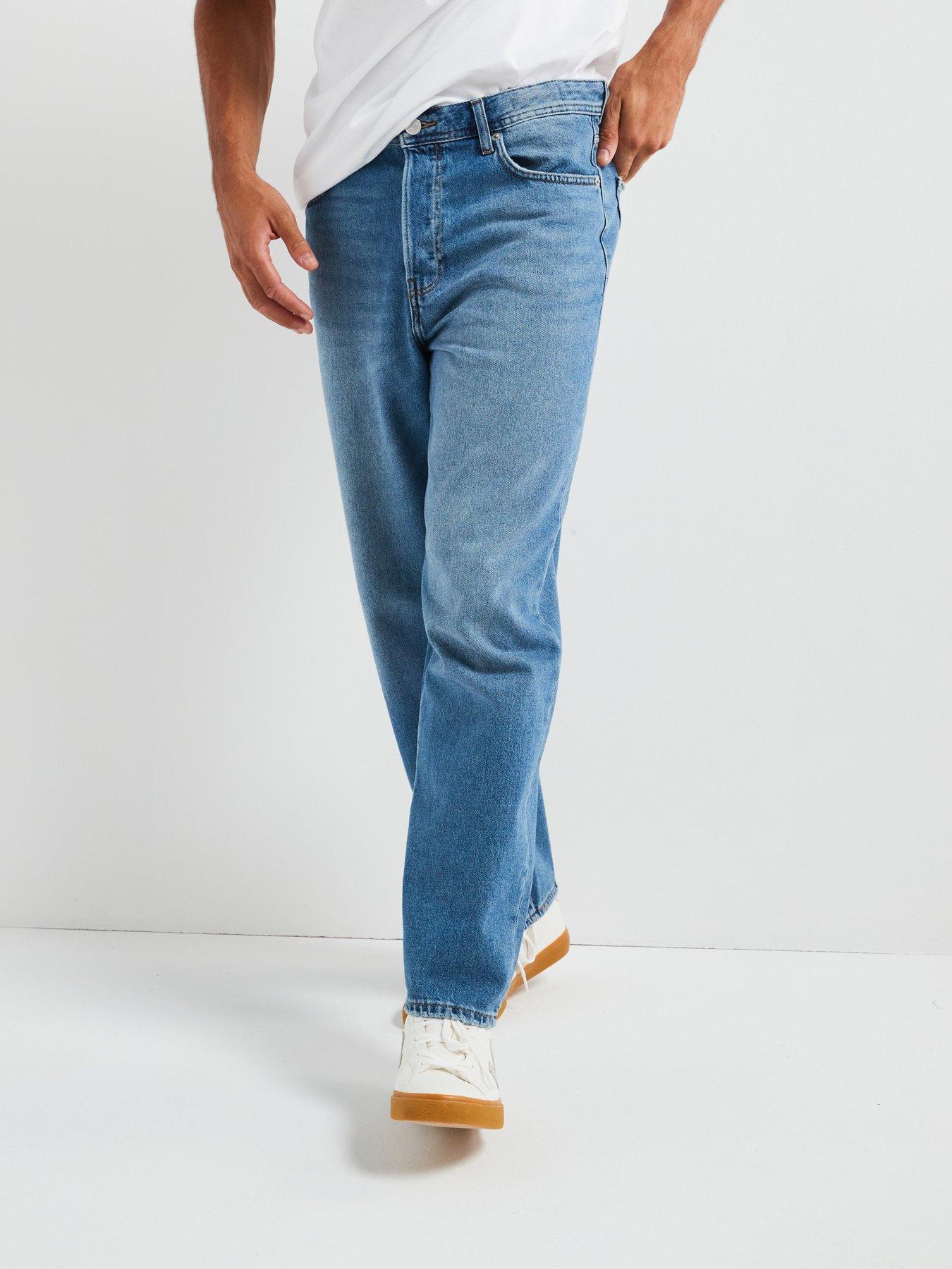 Image of ONLY & SONS Fade Loose Fit Jeans - Blue