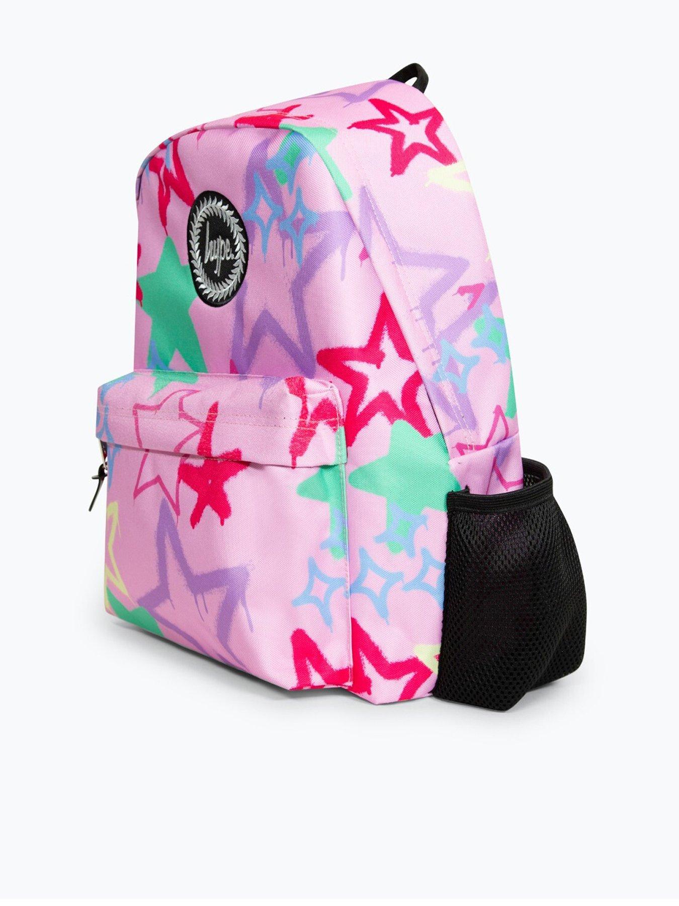 hype-hype-unisex-pink-graffiti-stars-badge-backpack