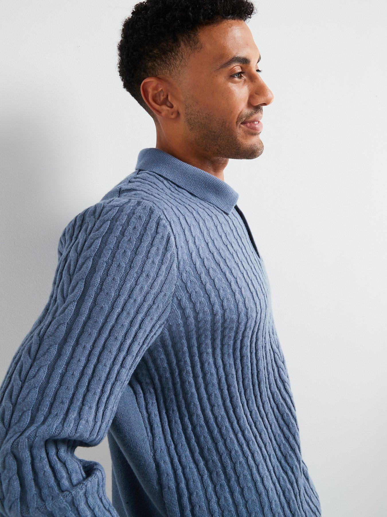 only-sons-only-amp-sons-long-sleeve-cable-knitted-polo-shirtdetail