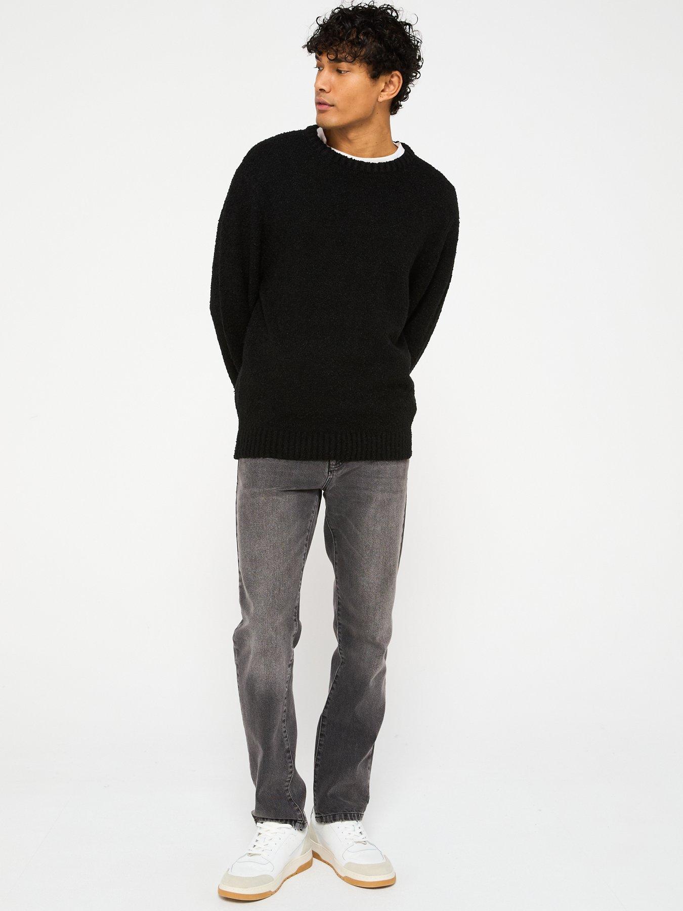 only-sons-boucle-crew-knitted-jumper-blackback