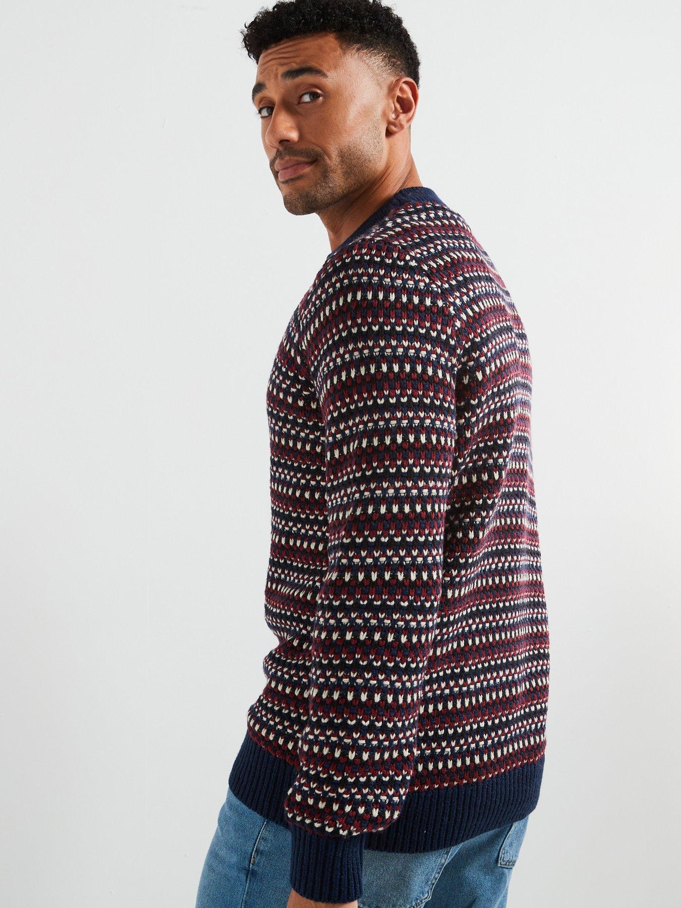 only-sons-only-amp-sons-textured-stripe-crew-knitted-jumperdetail