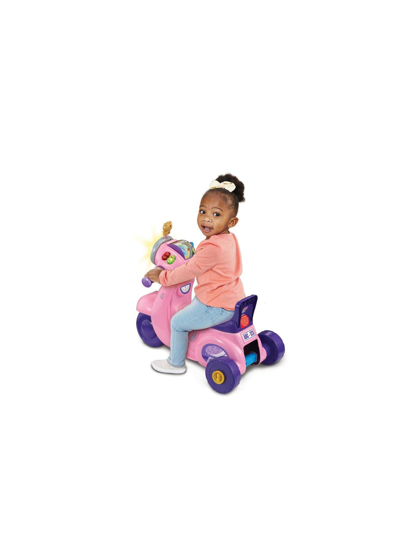 Image 3 of 7 of VTech 2-in-1 Ride & Balance Scooter pink