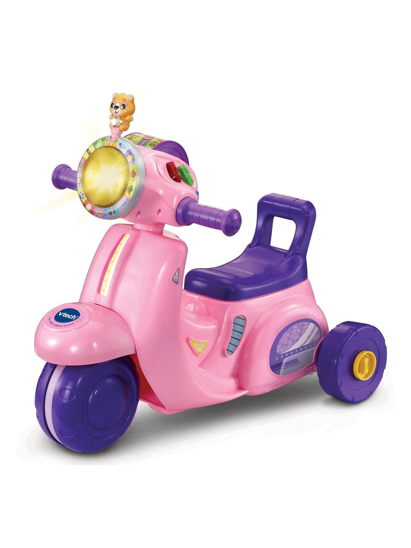 Image 6 of 7 of VTech 2-in-1 Ride & Balance Scooter pink