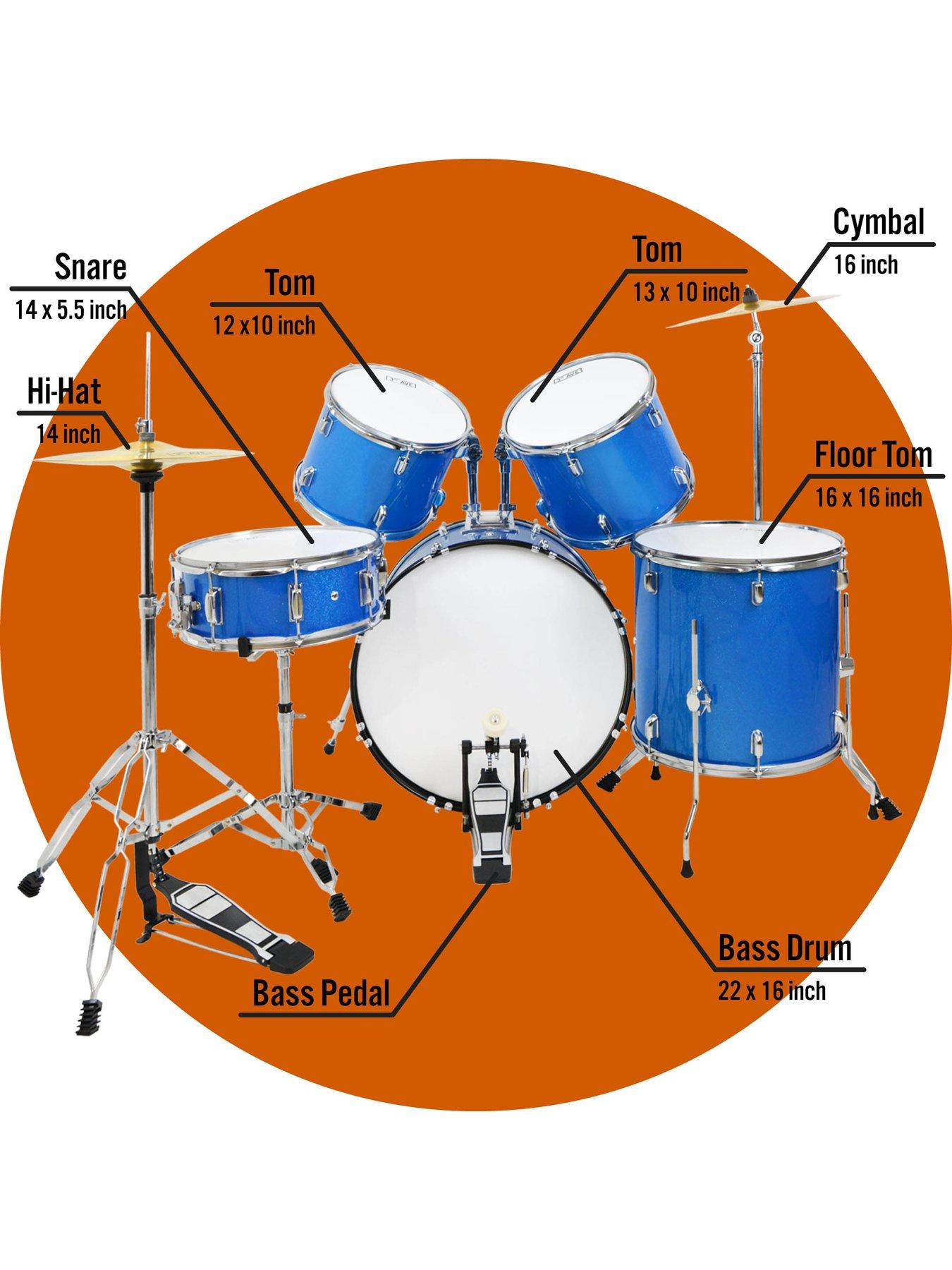 3rd-avenue-3rd-avenue-full-size-drum-kit-shine-blueoutfit