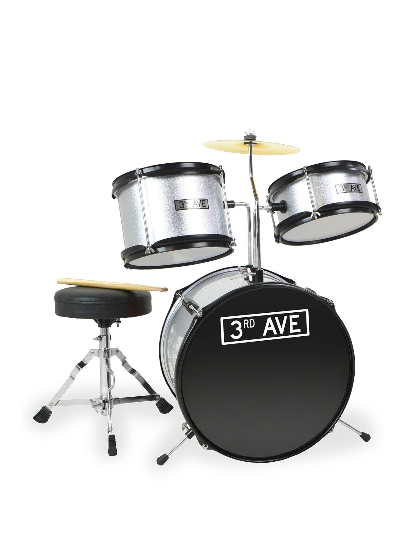 3rd-avenue-3rd-avenue-3-piece-kids-junior-drum-kit-silver