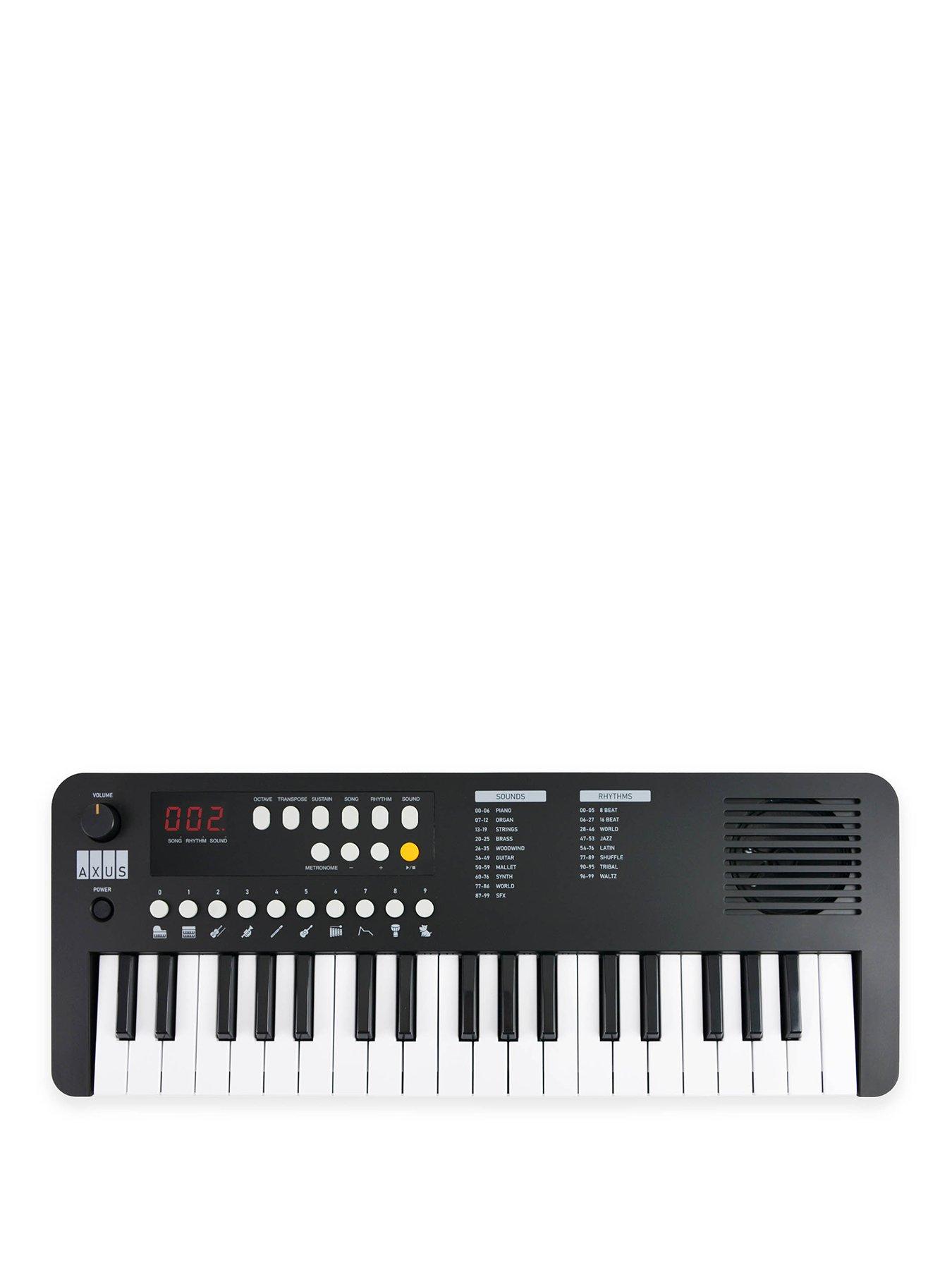 Image 1 of 4 of Axus Axus 37 Note Mini Keyboard for Beginners - Black