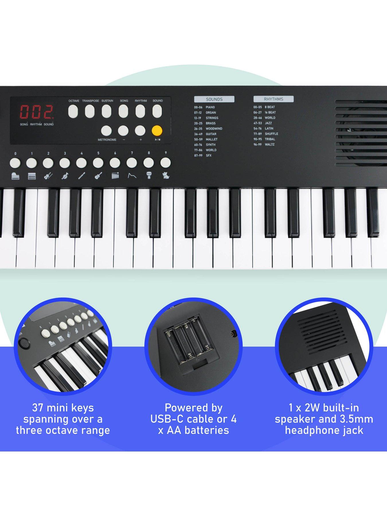 axus-axus-37-note-mini-keyboard-for-beginners-blackstillFront