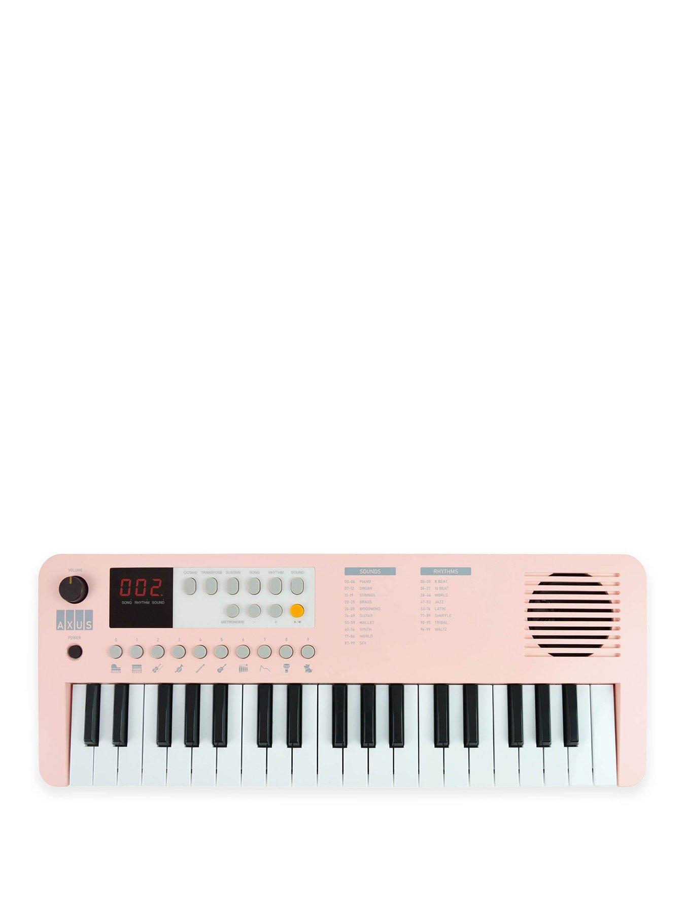 undefined Axus 37 Note Mini Keyboard for Beginners - Pink