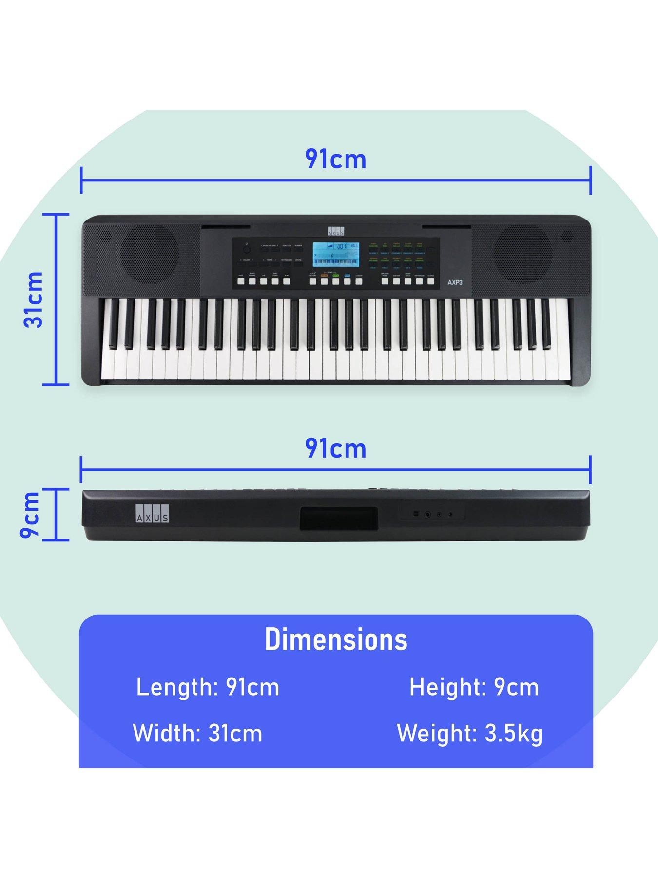 Image 4 of 4 of Axus Axus AXP3 Slimline Beginner Keyboard - Package Deal