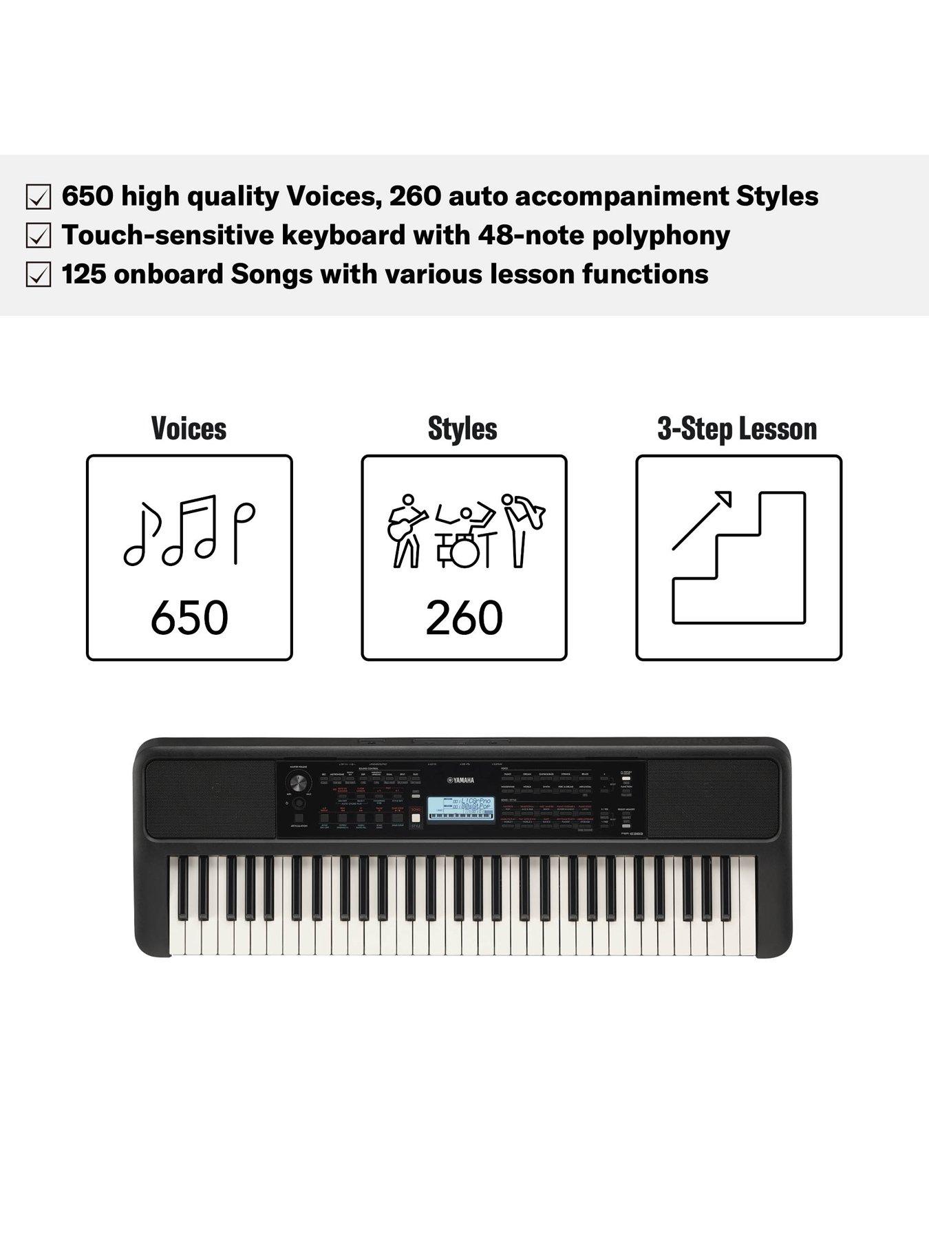 3rd-avenue-yamaha-psre383-portable-keyboard-packageback