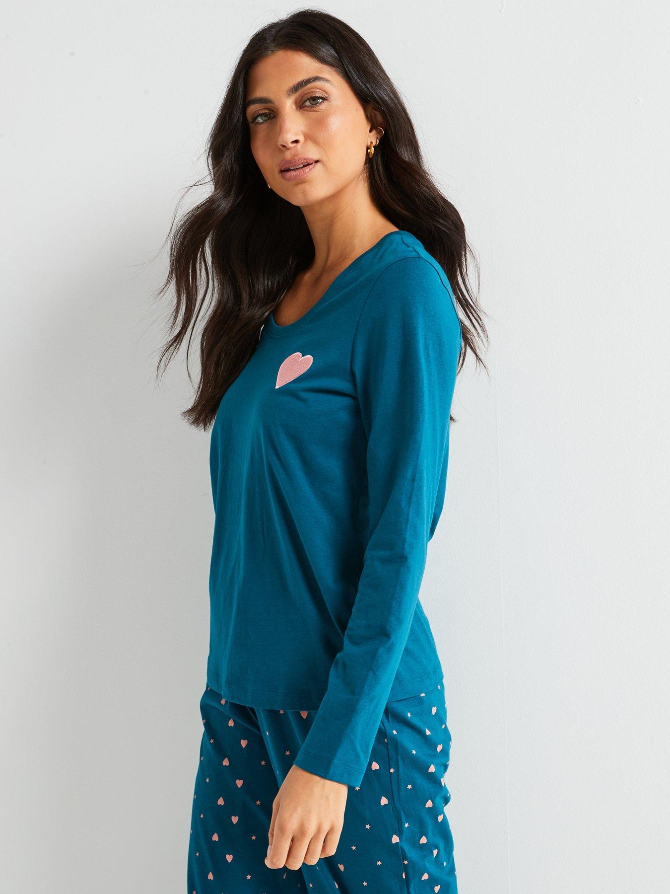 everyday-long-sleeve-henley-and-heart-print-wide-leg-pj-setback