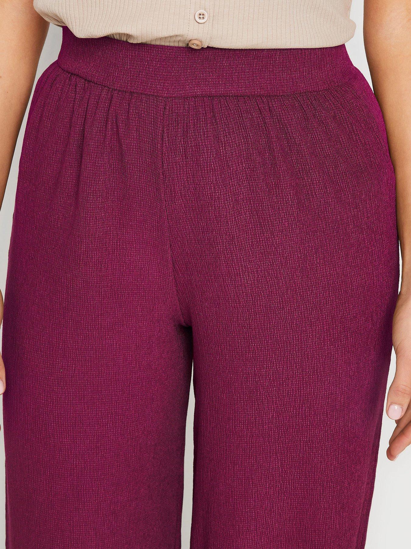 long-tall-sally-textured-wide-legnbsptrousers-berryoutfit