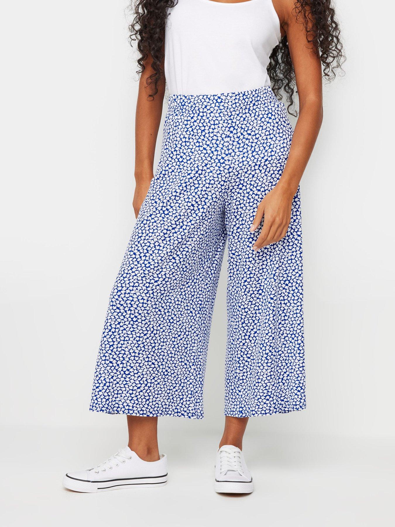 mco-petite-petite-navy-print-polazzo-trousers