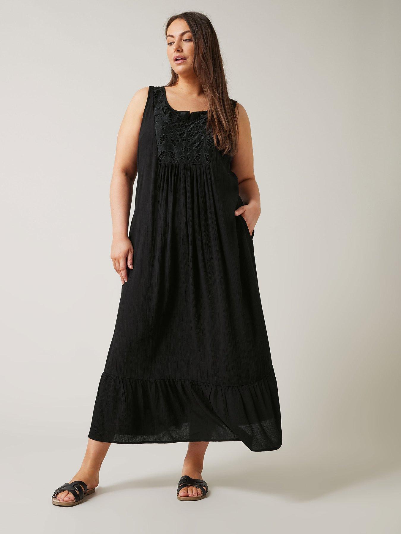 evans-broidery-panel-maxi-dress-blackback