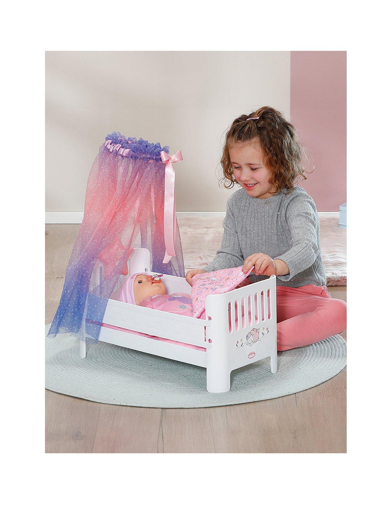 Image 1 of 8 of Baby Annabell Baby Annabell Sweet Dreams Doll Bed