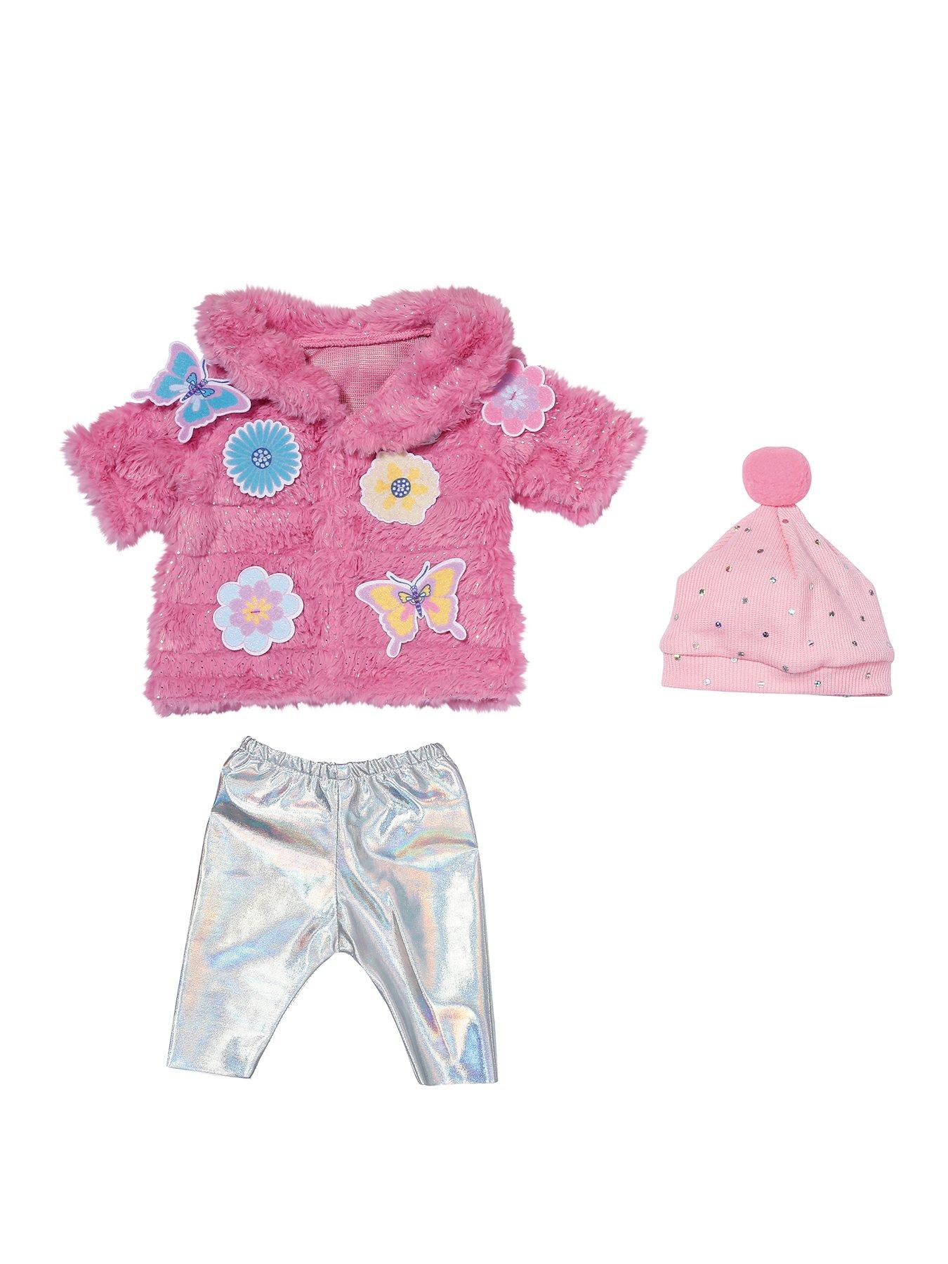 Baby Born Pink Doll Coat Set 43cm