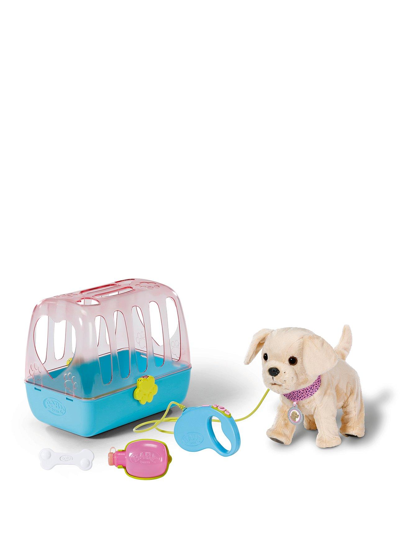 Baby Born My Dog Lucky Interactive Pet with Carrier