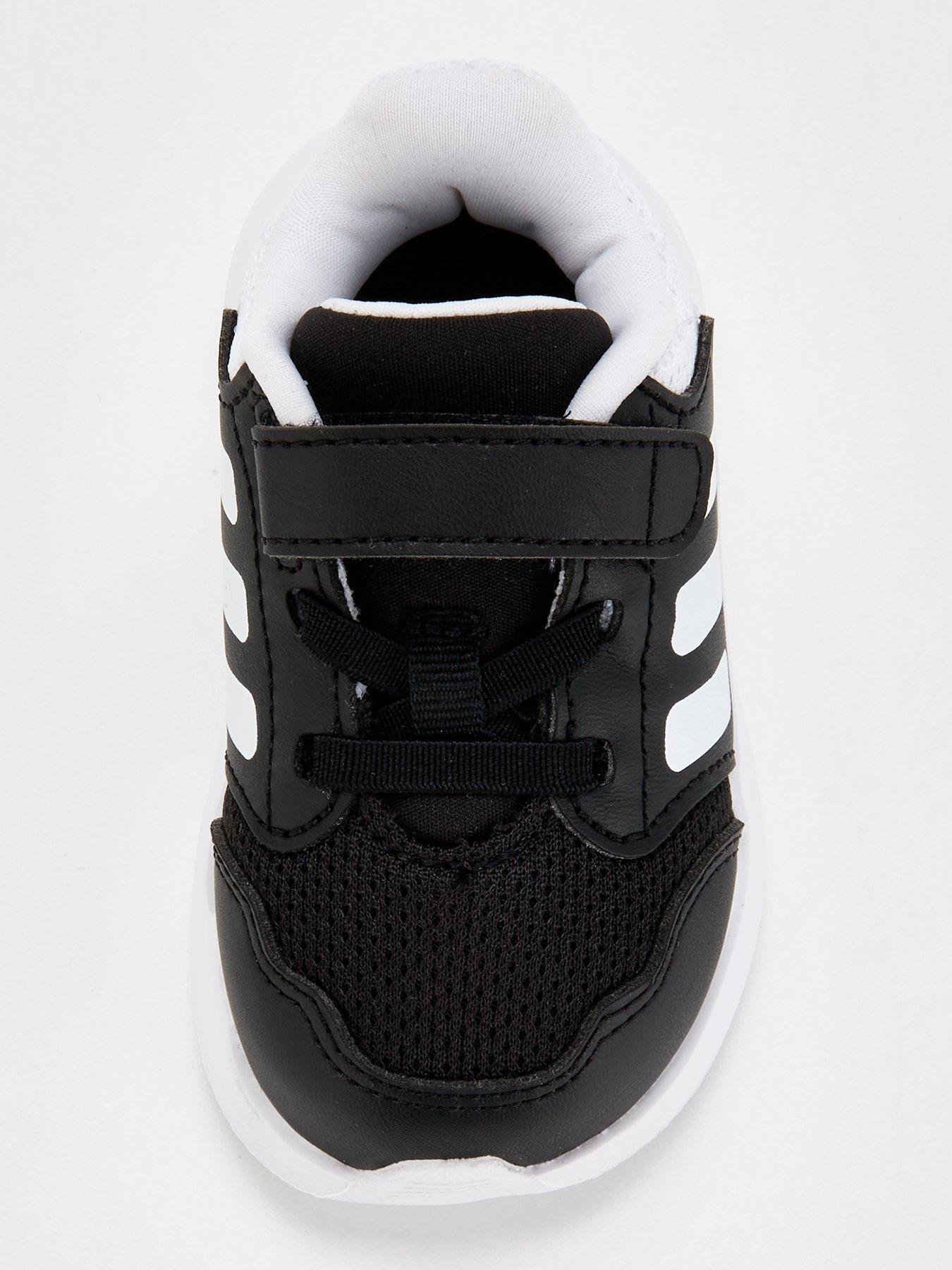 adidas-kids-tensaur-run-30-trainers-blackwhiteoutfit