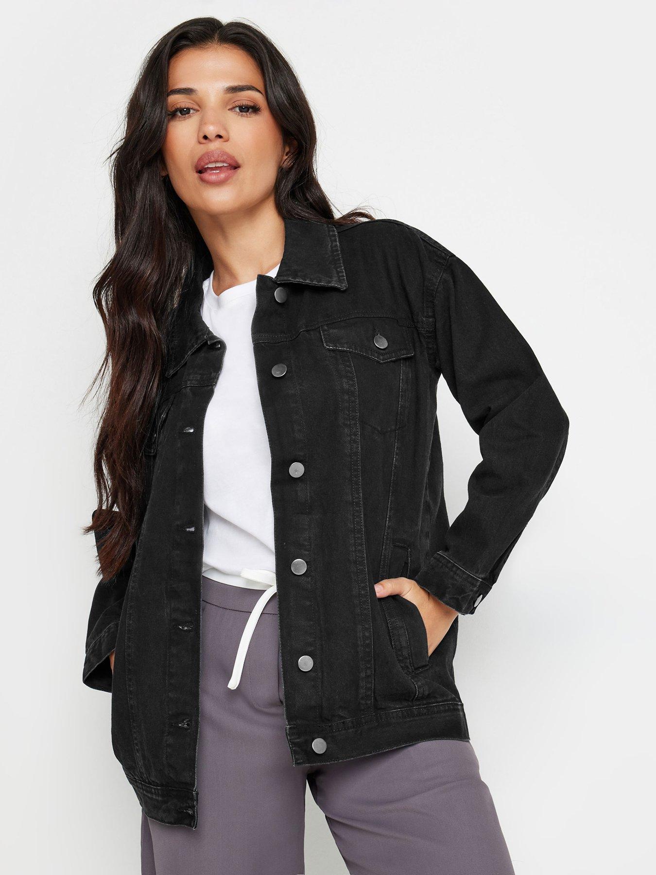 pixiegirl-petite-black-washed-oversize-denim-jacket
